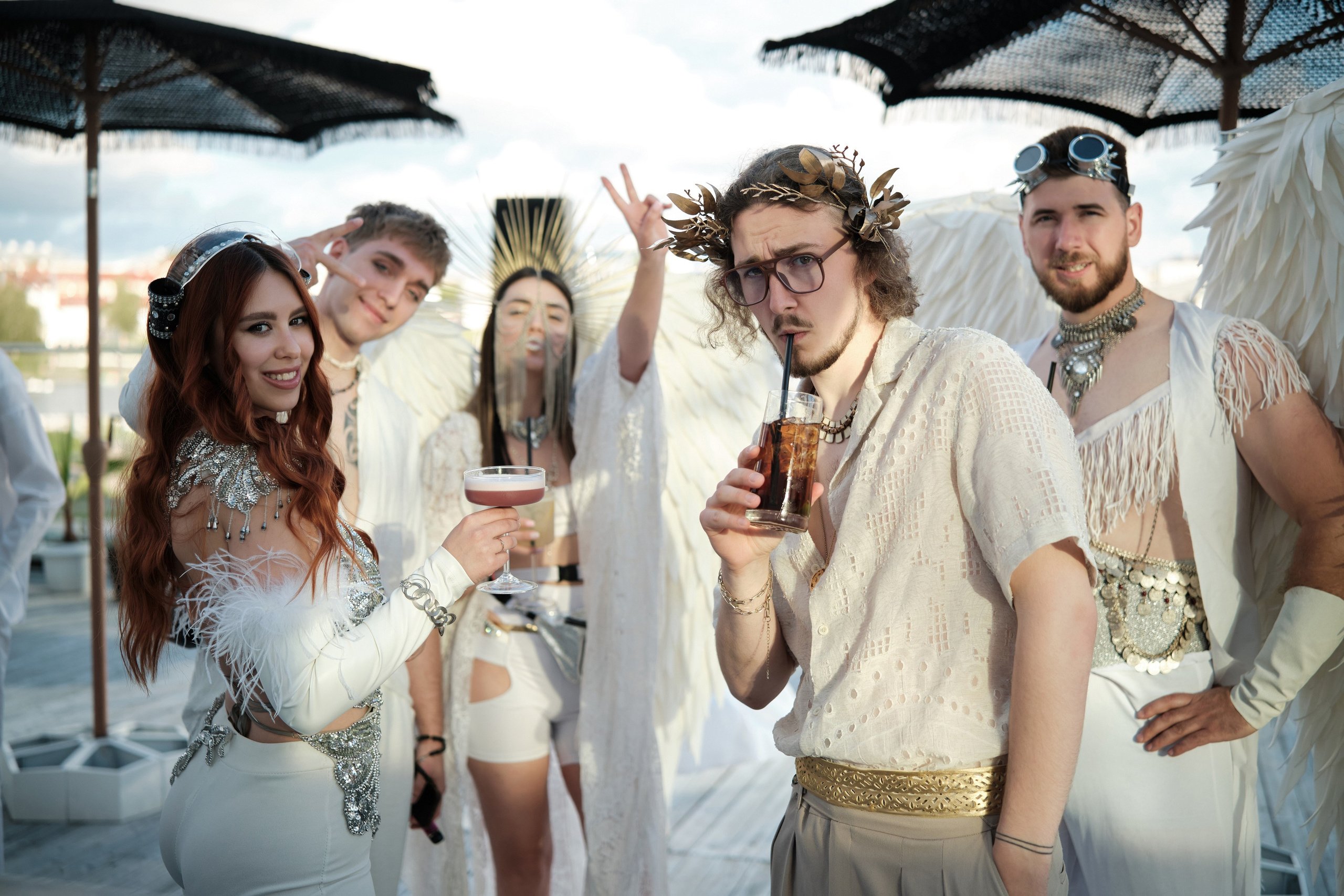 Burning Man на террасе White Point. Репортажный фотограф Дмитрий Литвинский. Минск, Беларусь, мир