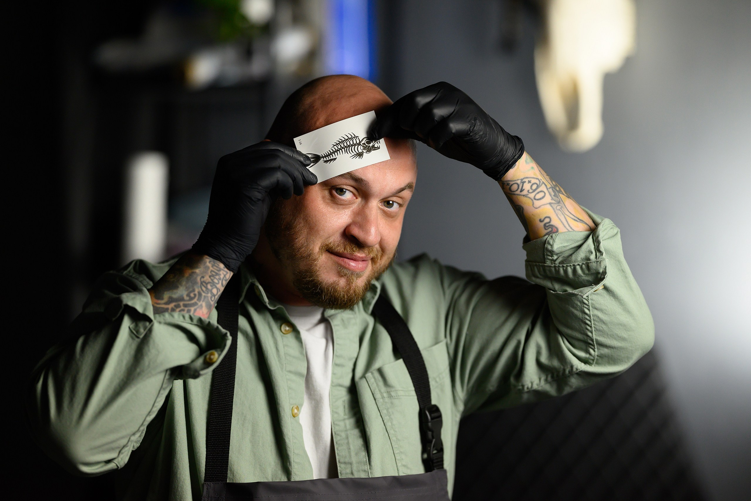 Переводная татуировка.