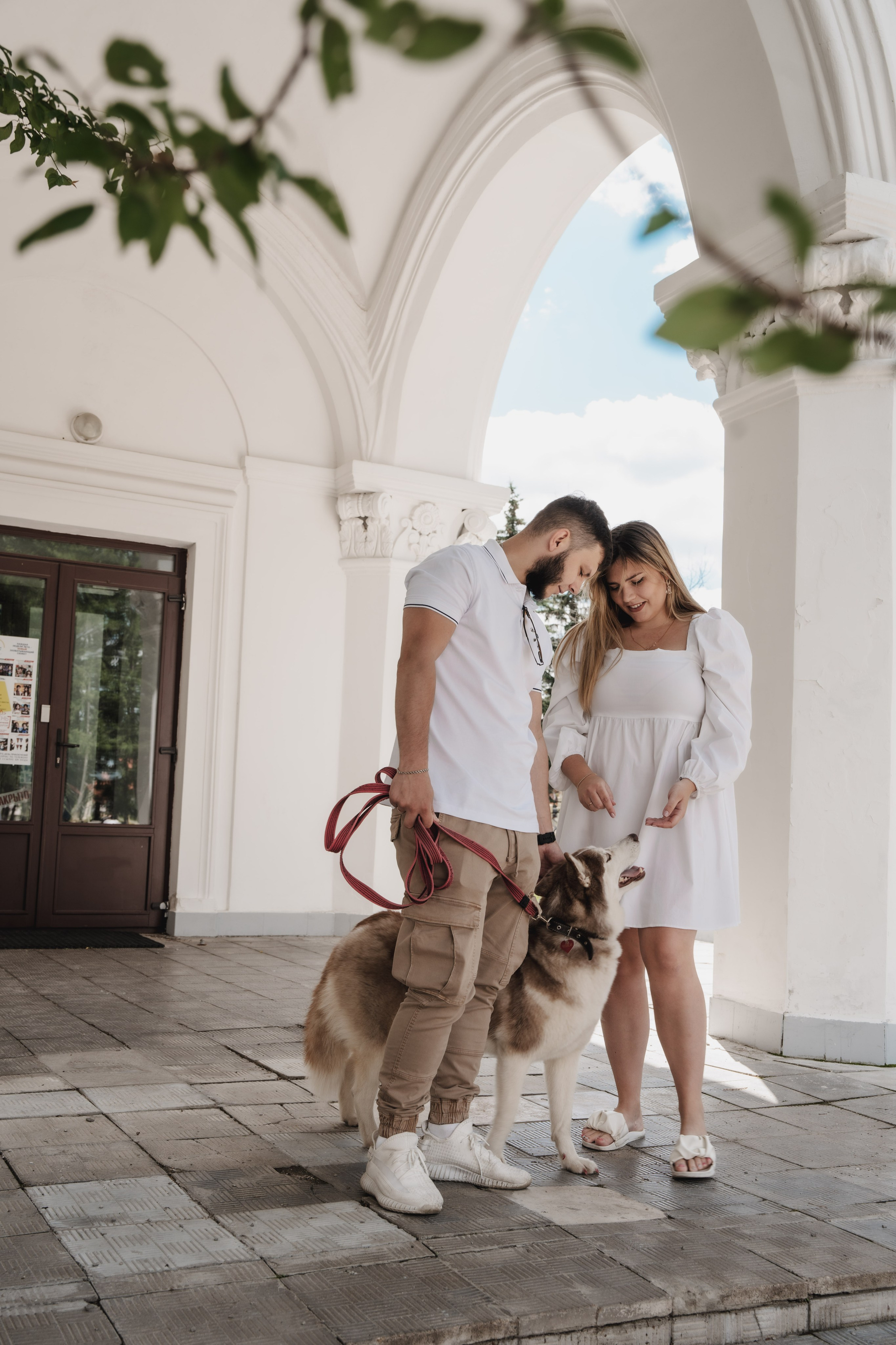 Дарья ♡ Максим ✧ Чоки — История любви, когда в семье есть хаски. Свадебный и портретный фотограф в Москве, Светлана Янковая