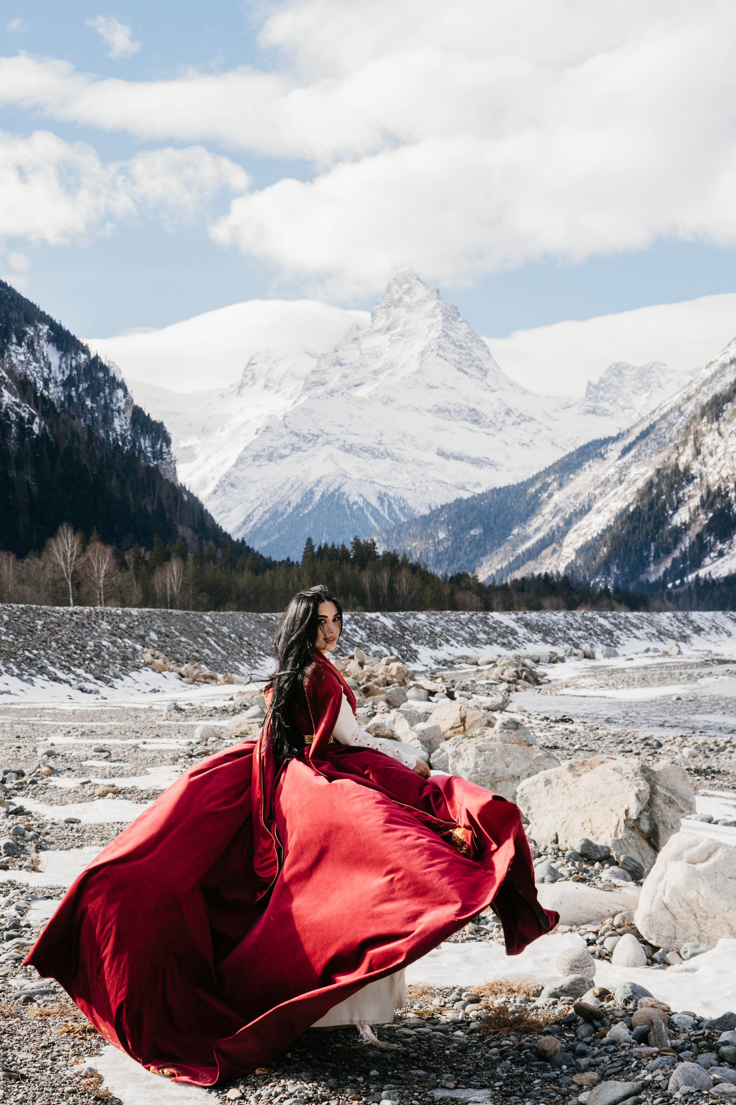 Съёмки в горах. Фотограф Диана Семенова