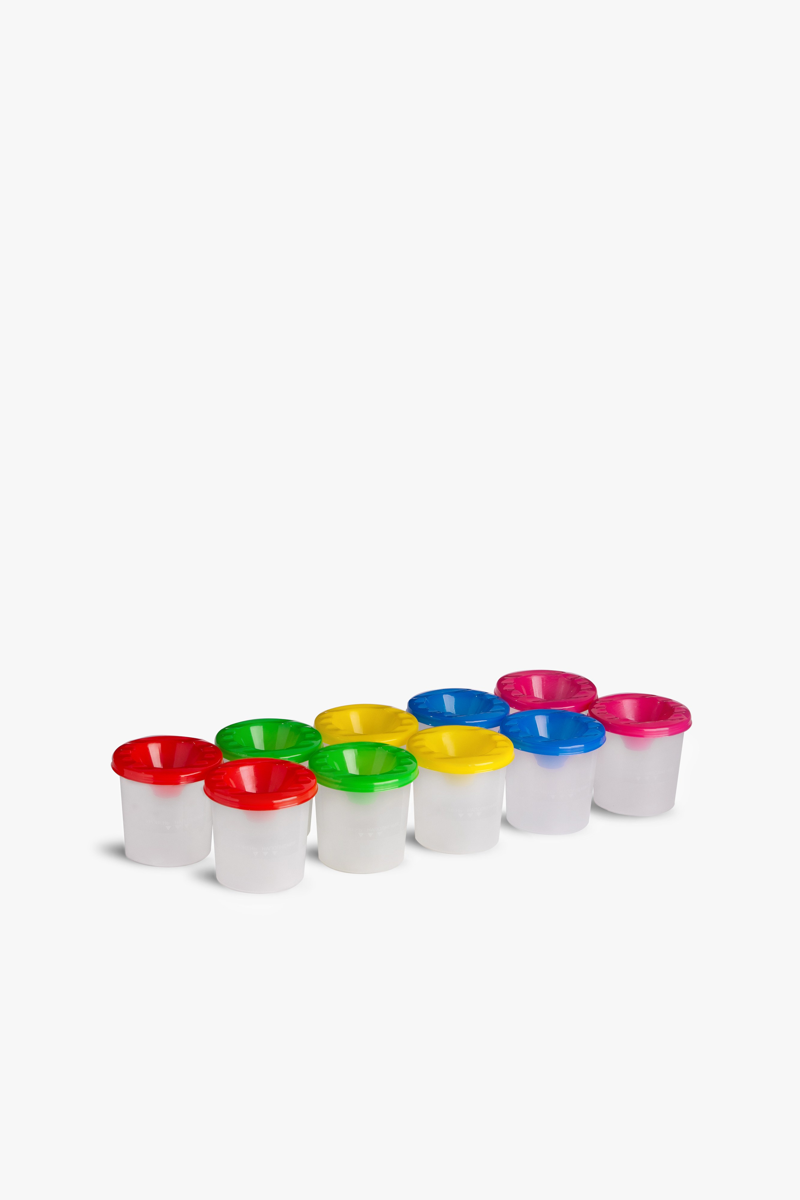 Набор стаканов-непроливаек фотография для каталога.