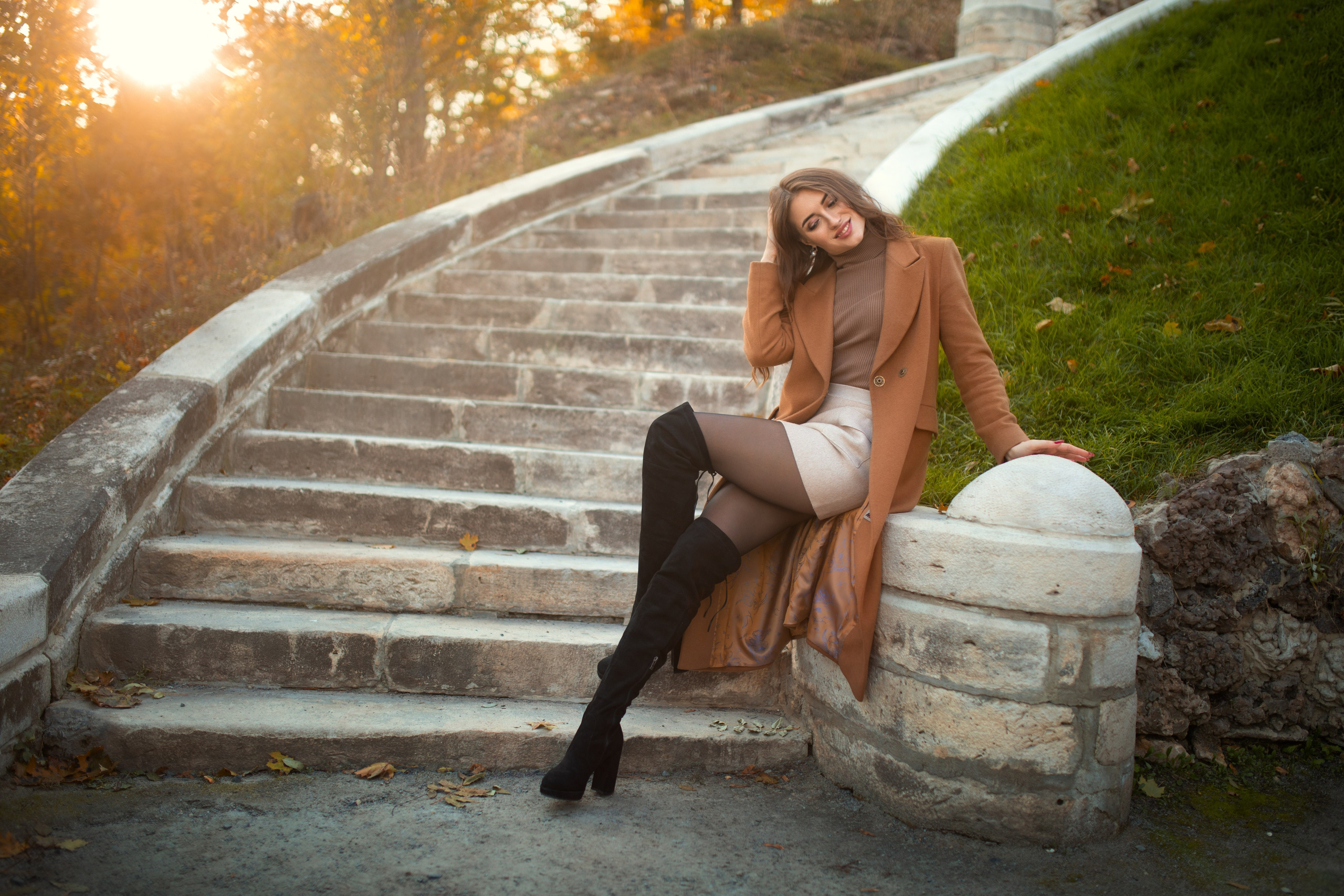 Осенняя съемка с Анастасией на природе в формате для «себя»