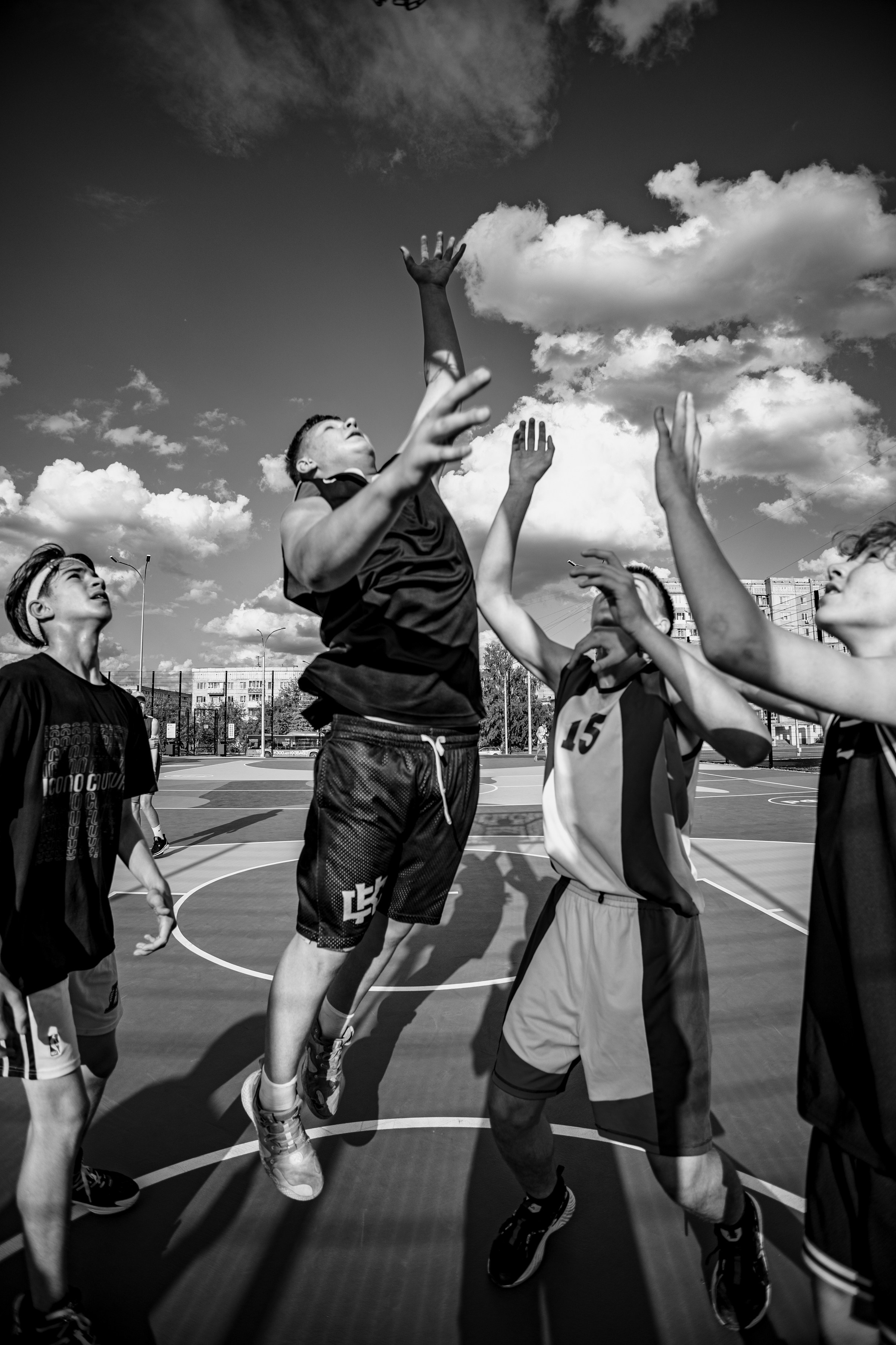 Детская баскетбольная сборная. Фотограф Князев Сергей