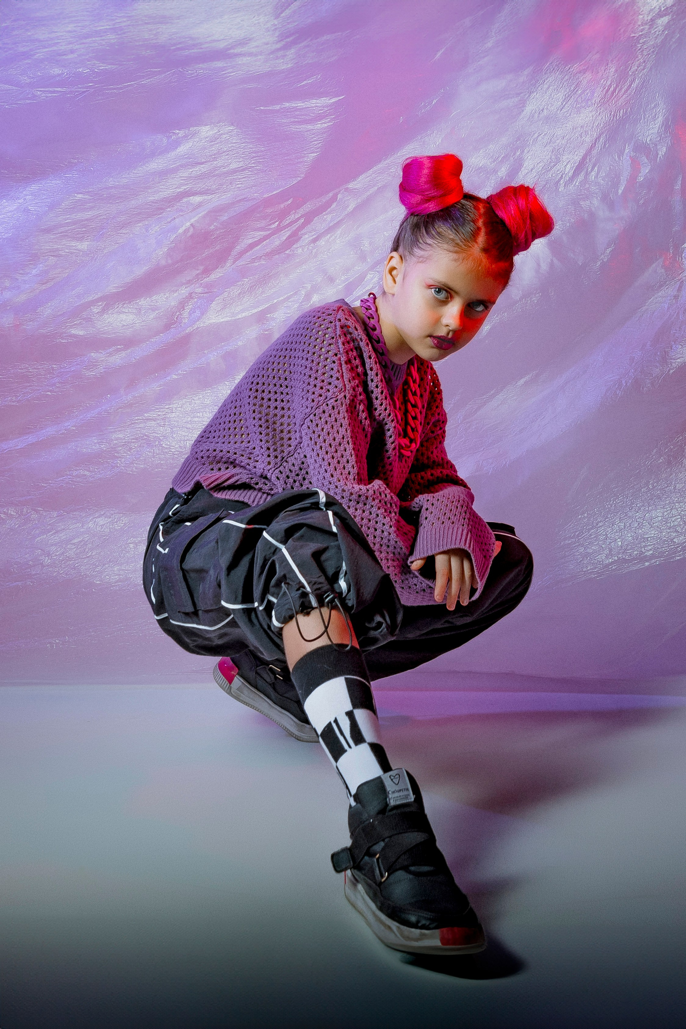 неоновая фотосессия в студии в сочи