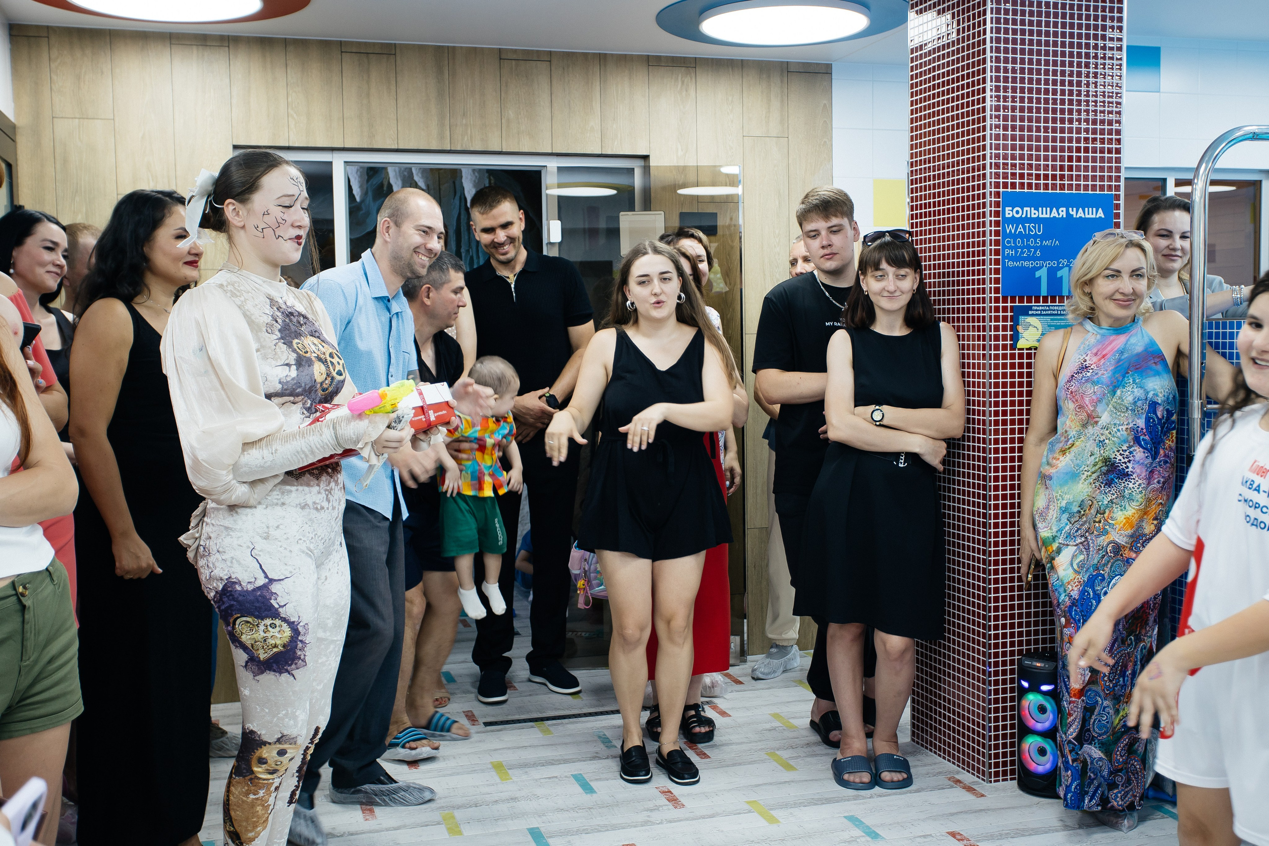 Открытие бассейна. Фотограф в Иркутске