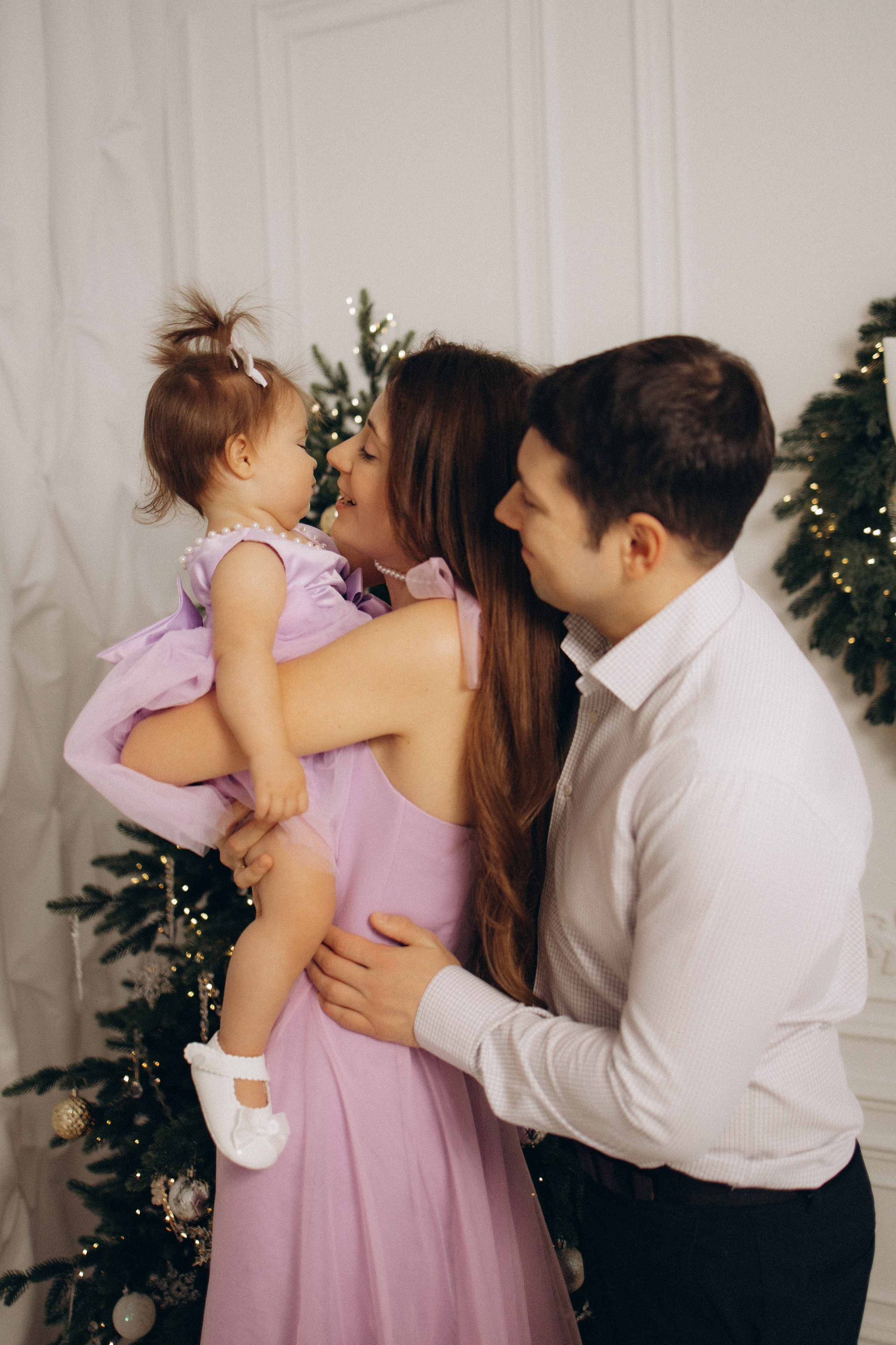 Новый год маленькой Анечки. Семейный фотограф в Москве Анастасия Шалда