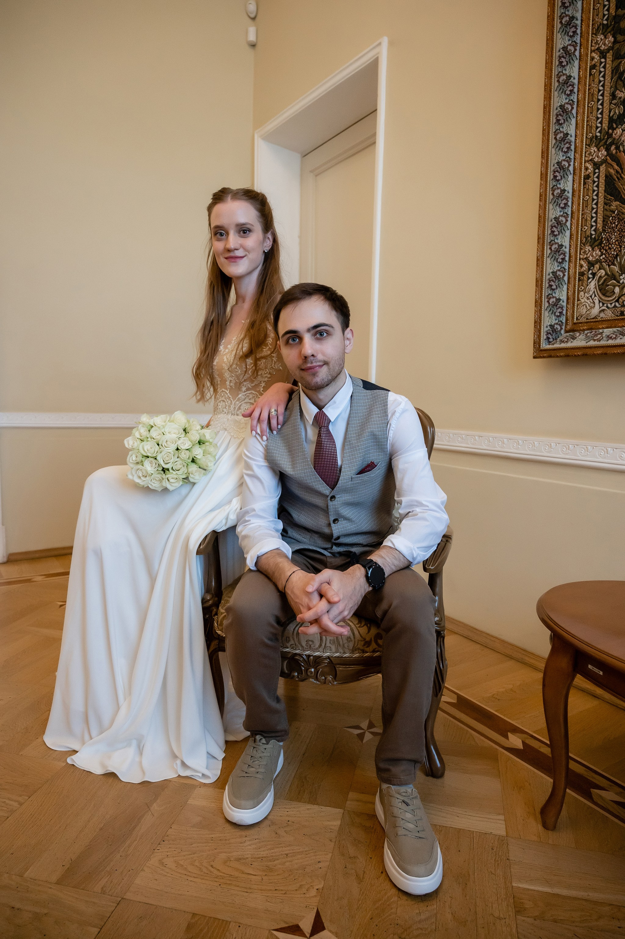 Зеркальный дворик. Свадебный и семейный фотограф из Санкт-Петербурга Климов Анатолий