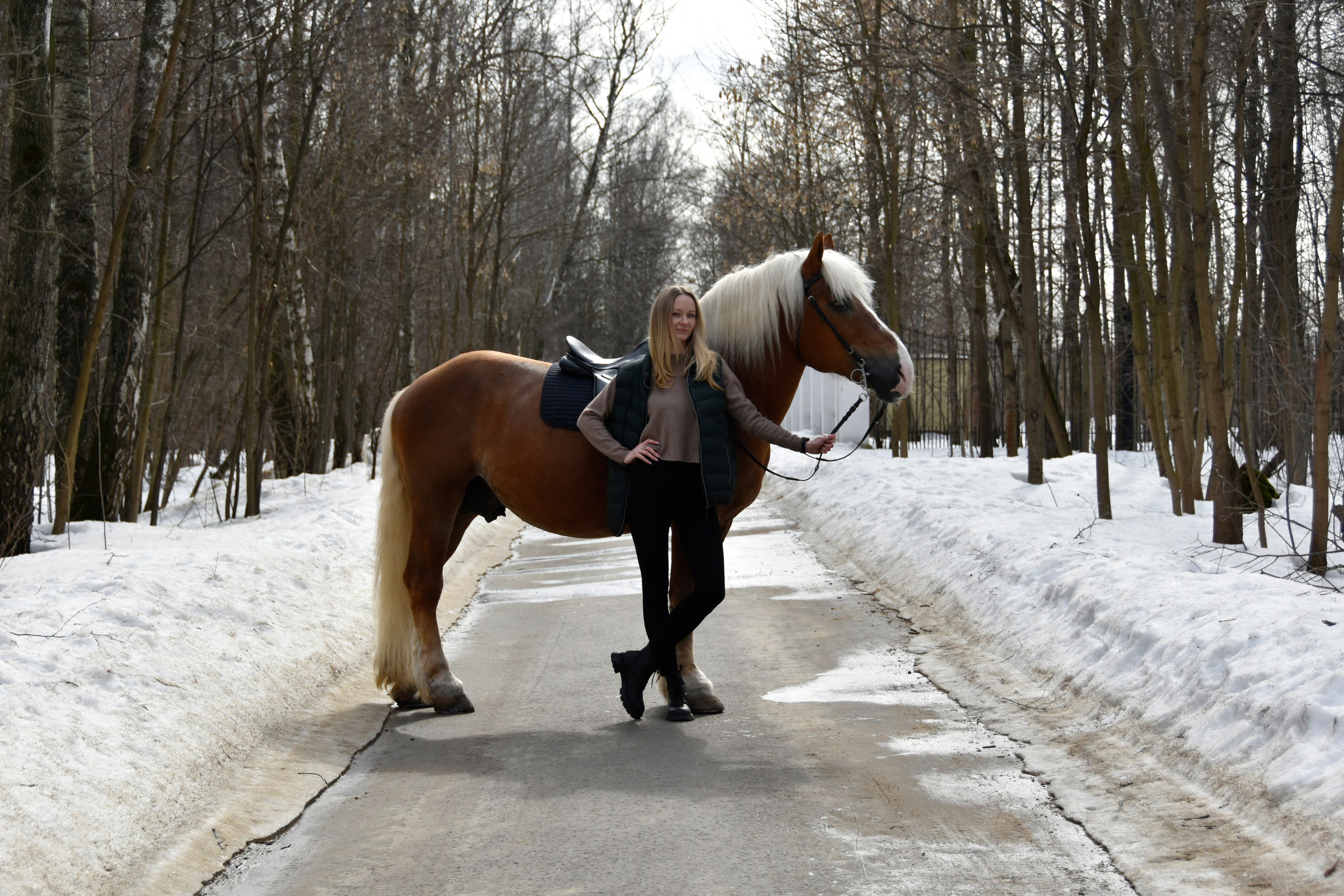 Юля и Проспект. Конный фотограф Москва