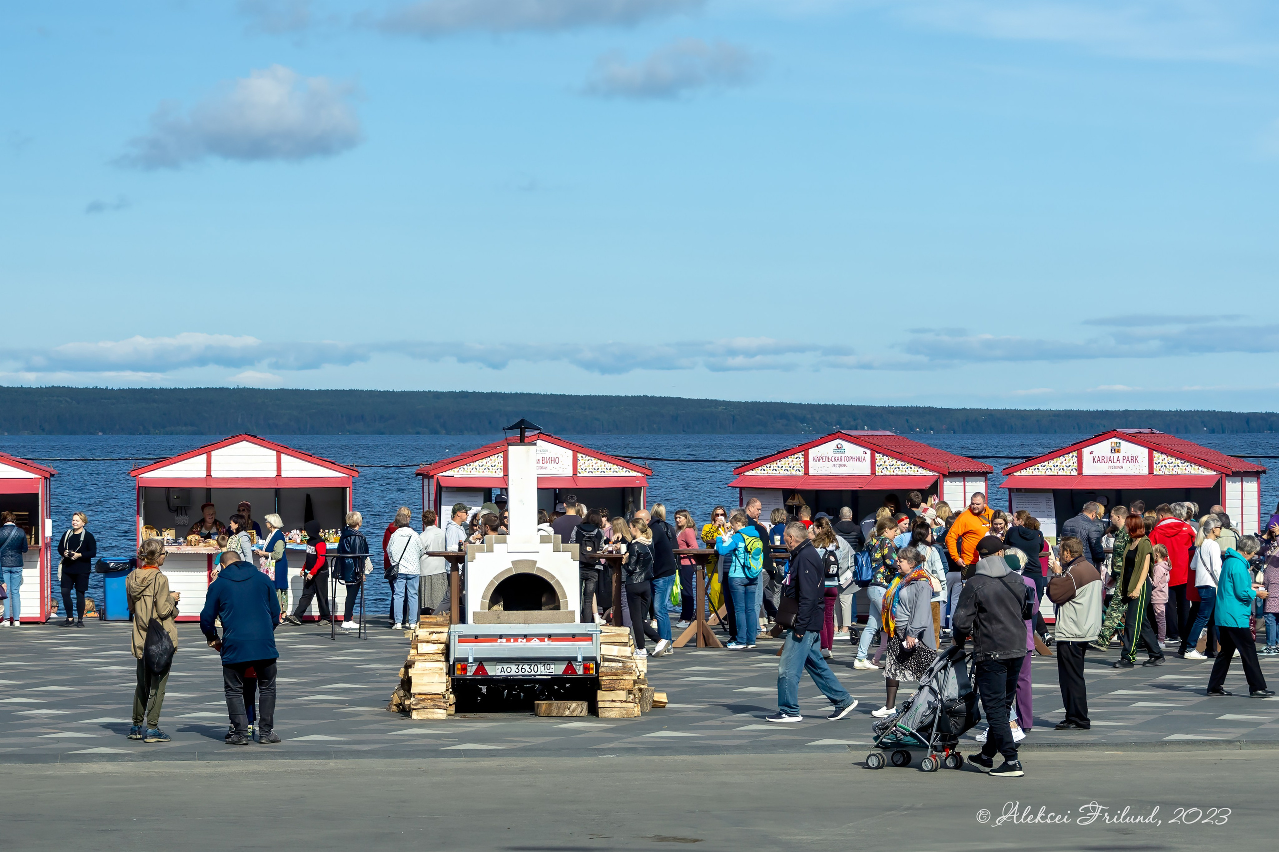 Первый гастрономический фестиваль «Кухня народов Карелии» (2023 г.). Аэросъемка. Фото и Видео в Карелии. Алексей Фрилунд