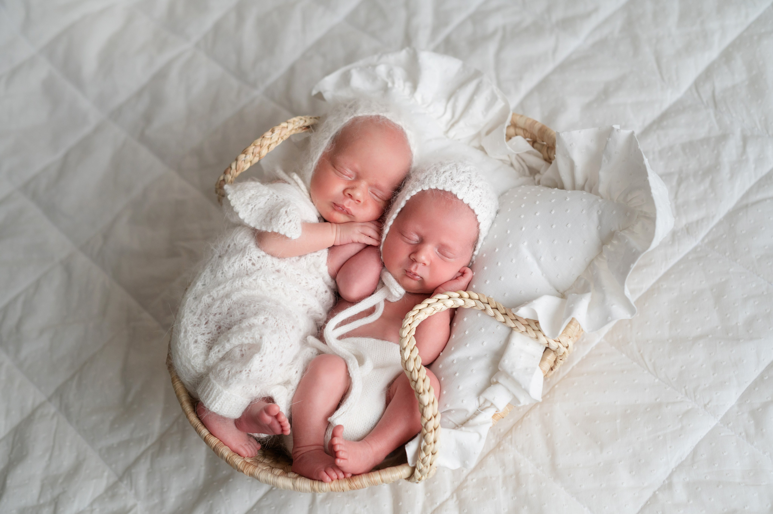 Вера и Диана 10 дней. Фотограф новорожденных Елена Панова