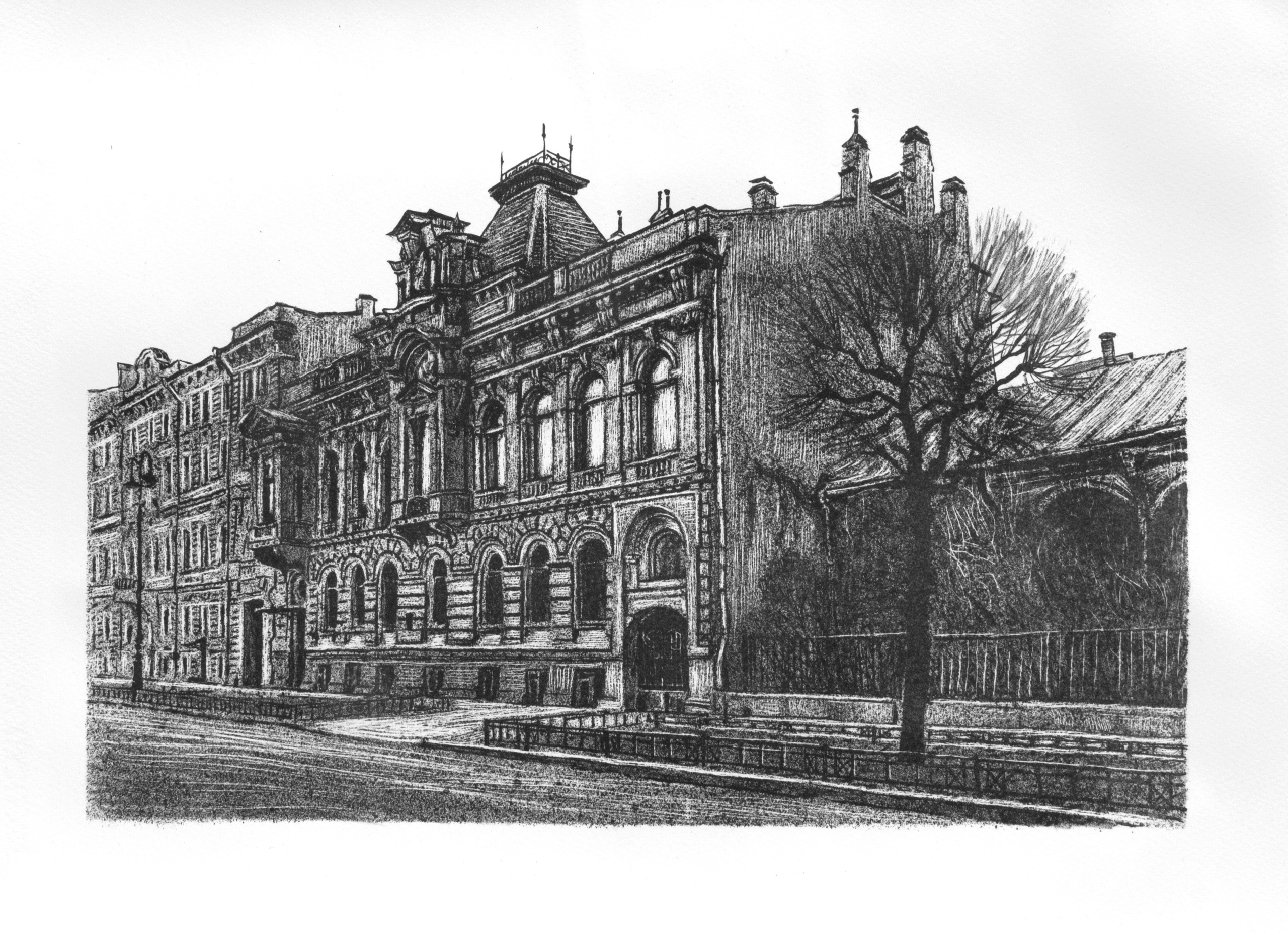 Университет. Альбом литографий. Ольга Васильева художник в Санкт-Петербурге