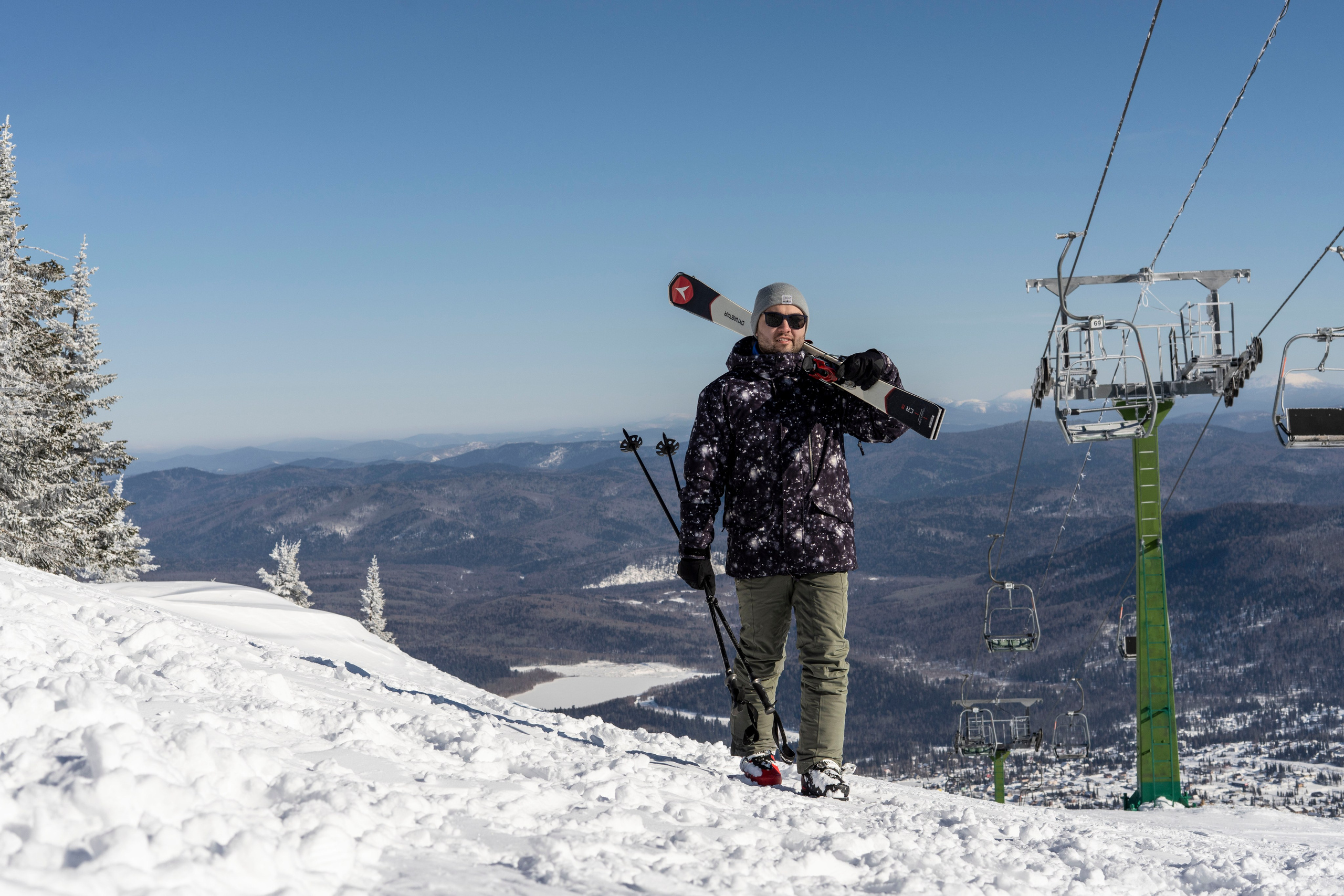 Фотосессия на вершине. Анастасия Паршукова — фотограф Шерегеш Новосибирск