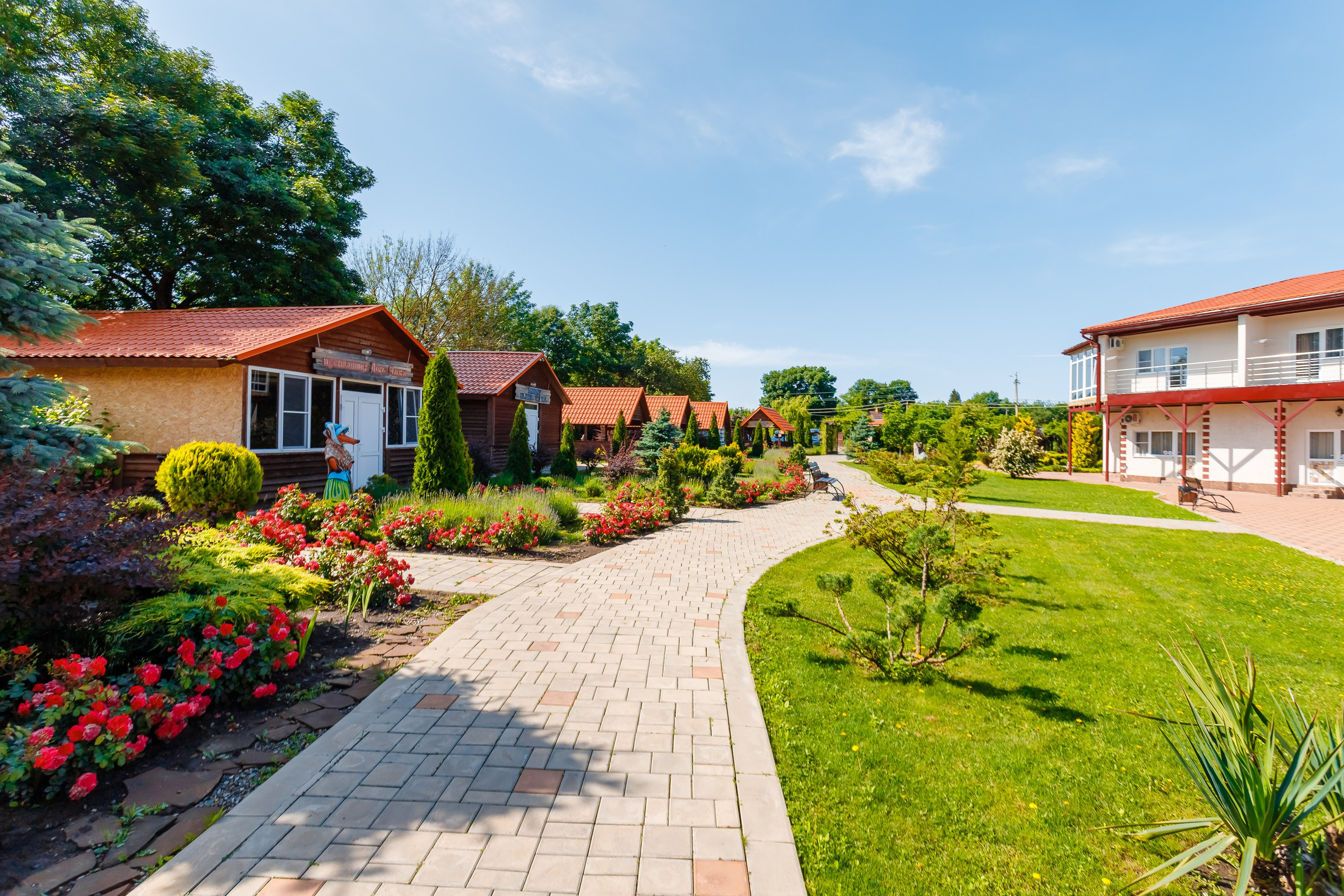 Беседки на горячем источнике