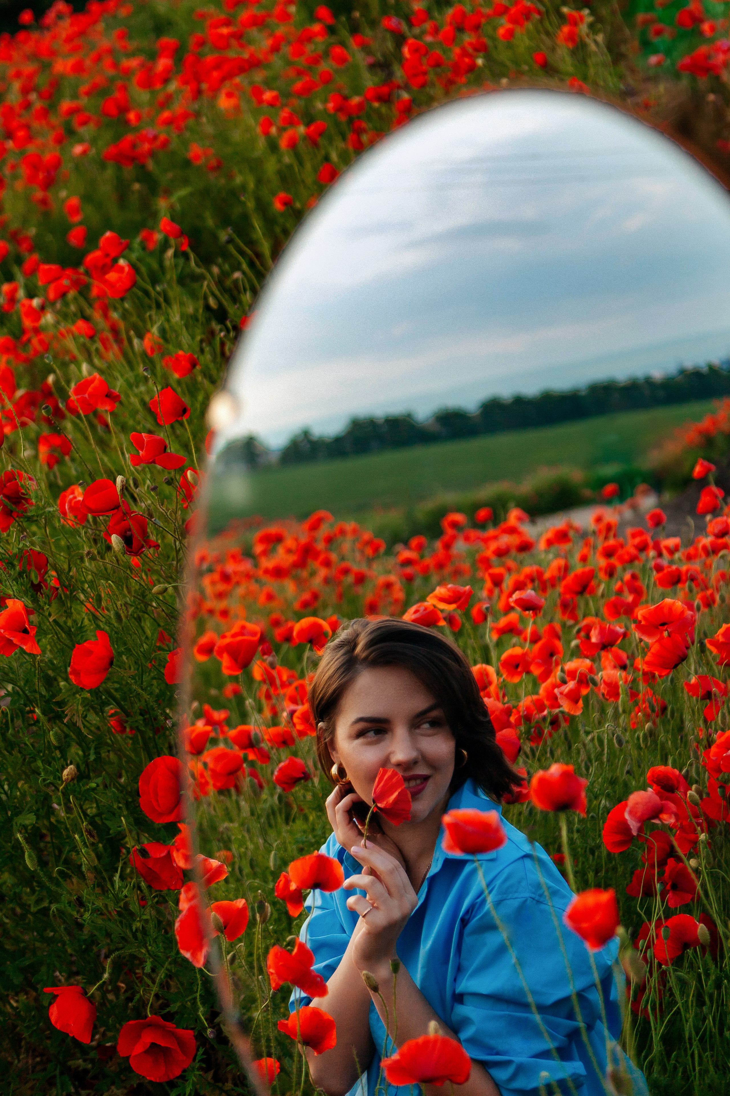 Летняя фотосессия в полях КМВ. Фотограф Ставрополь Пятигорск Елизавета Дарина