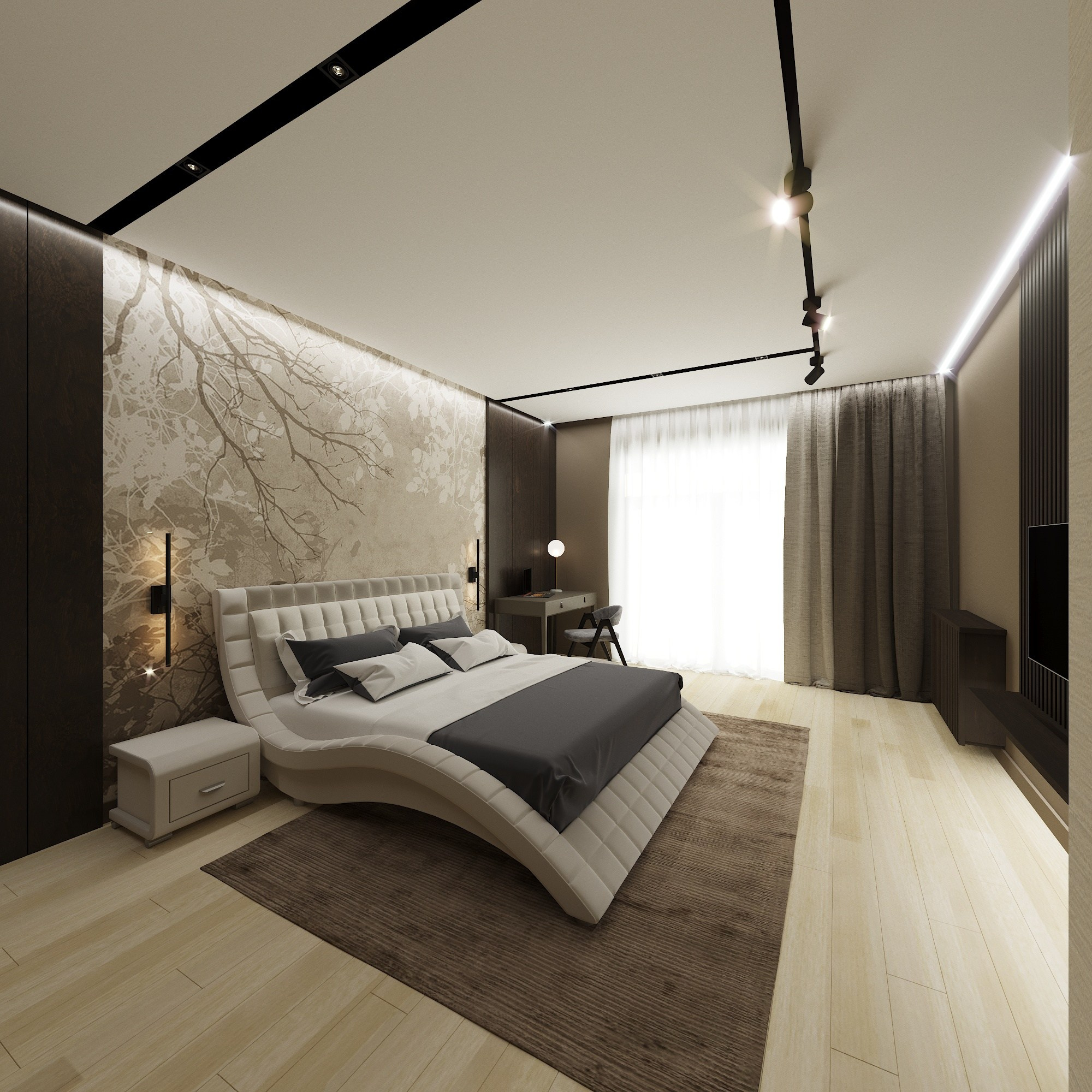 Дизайн - проект в ЖК Макаровский Квартал. Анастасия Дремина DREMINA INTERIORS