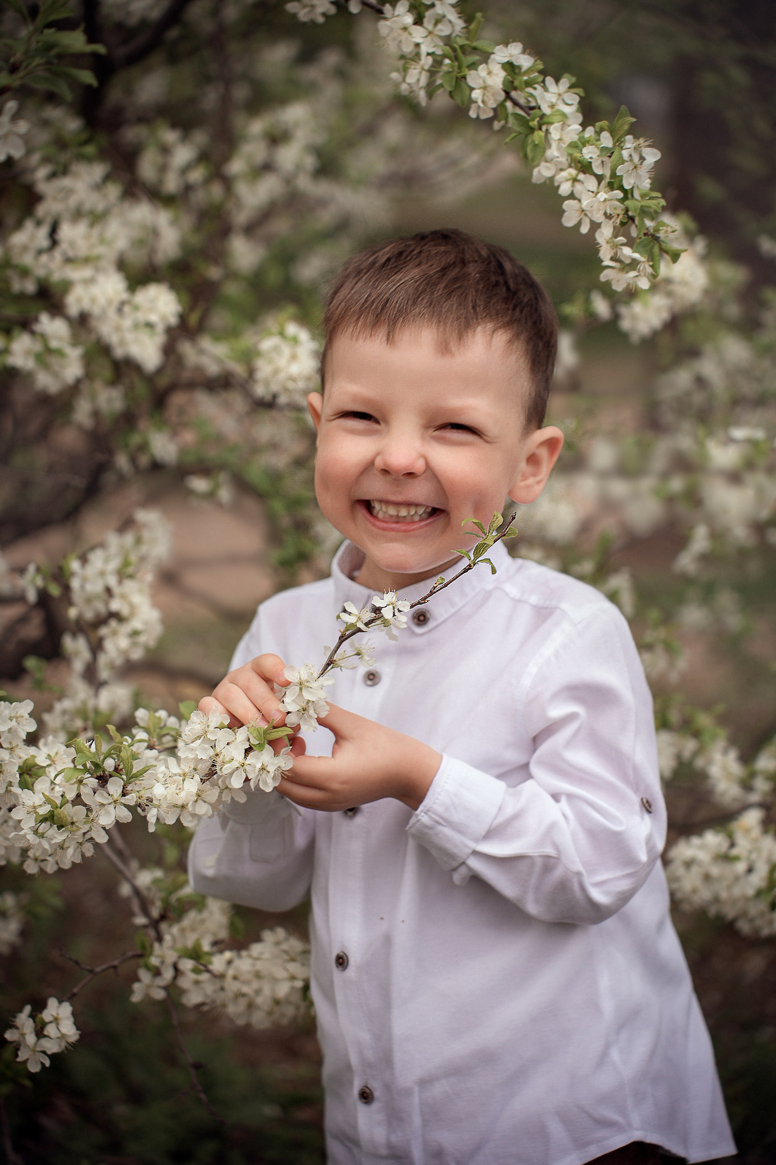 Детский весенний портрет в Красногорске. Фотограф Ольга Чувалдина Москва