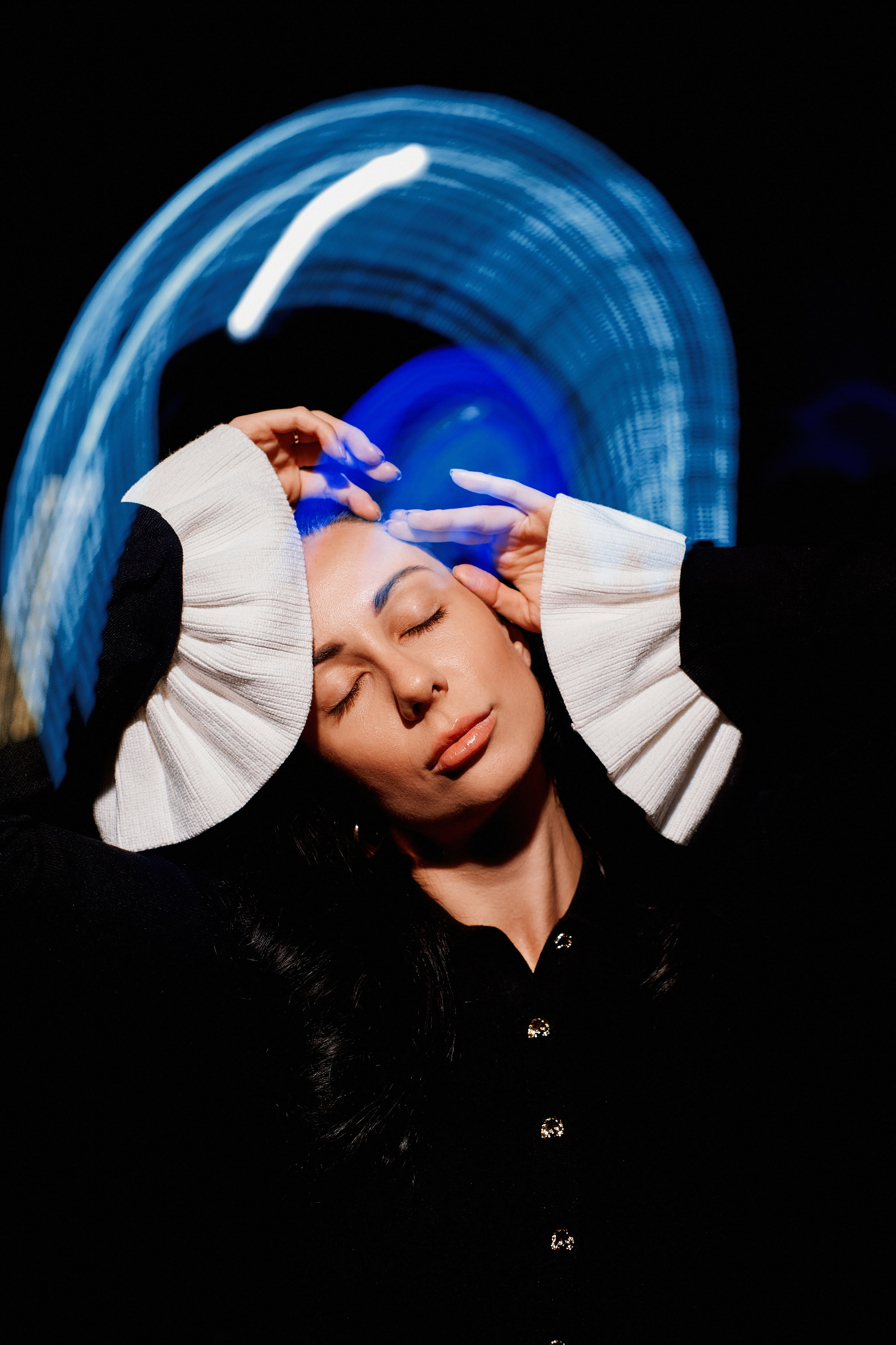 Наташа. Фотосессия по ночному городу. Фотограф Таганрог Анна Трайжон