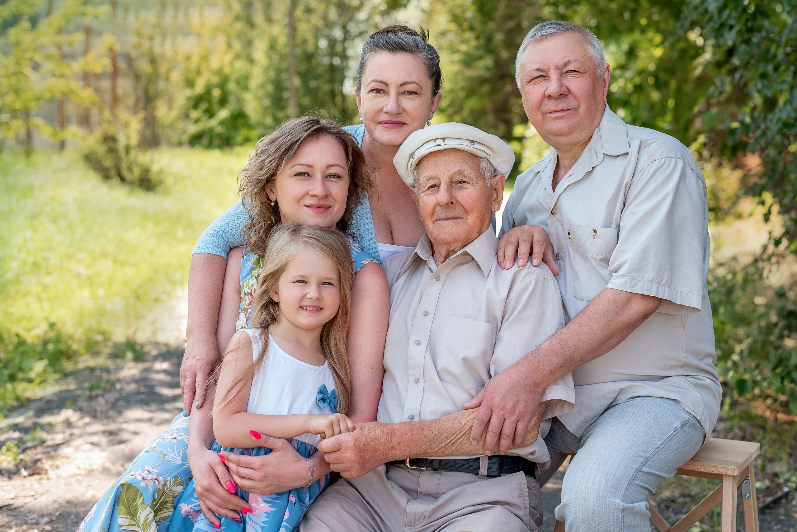 Семья — 4 поколения. Семейный и детский фотограф Наталья Горда