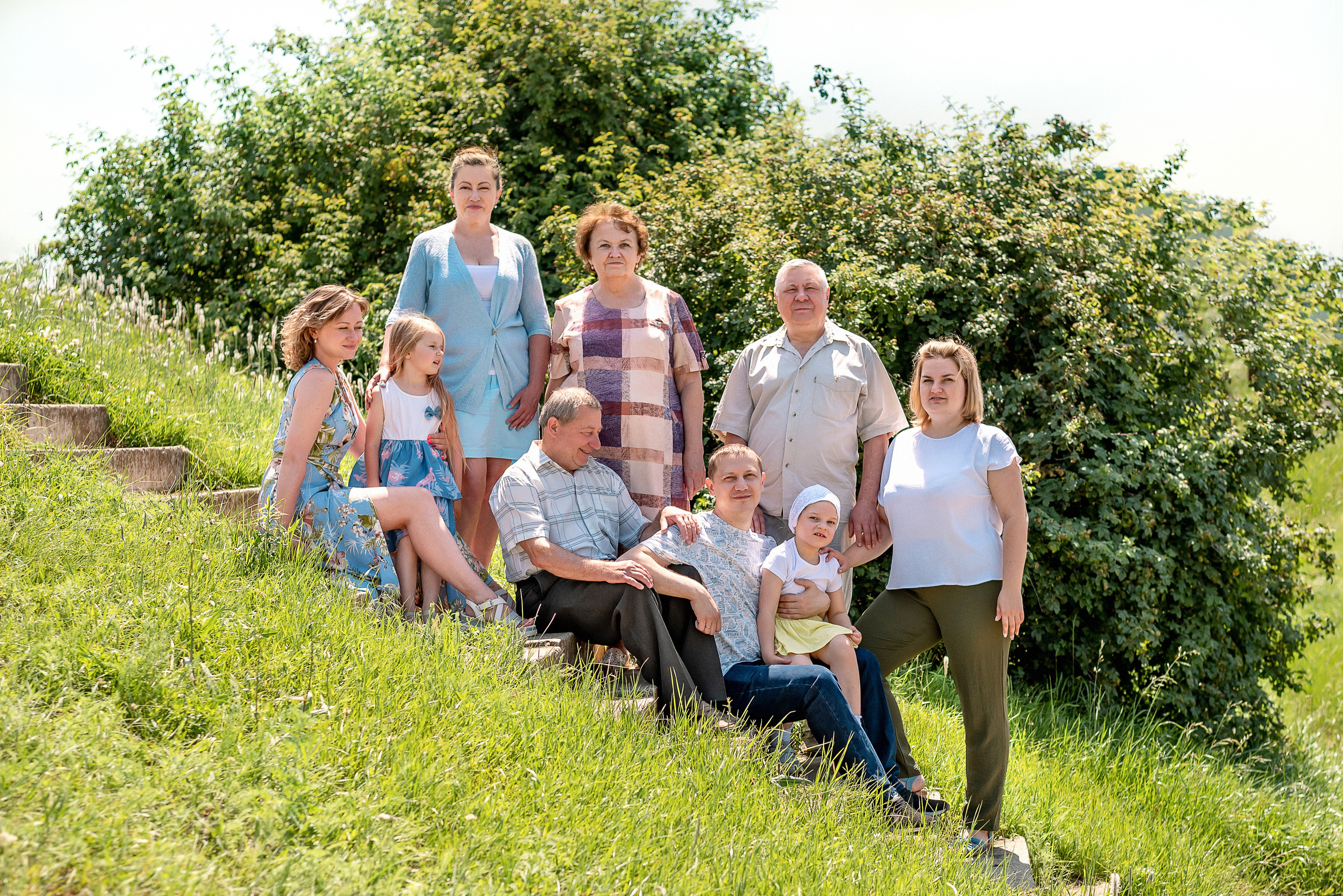 Семья — 4 поколения. Семейный и детский фотограф Наталья Горда