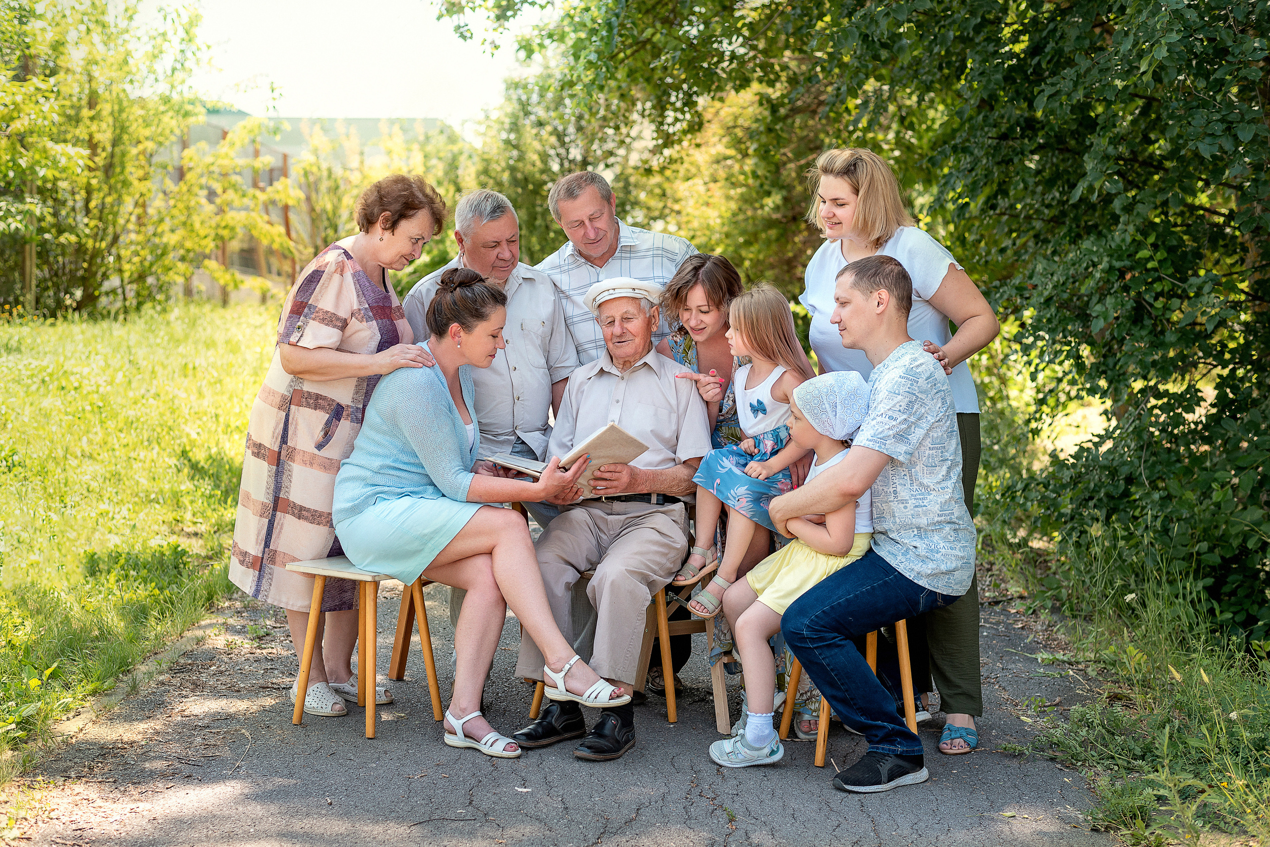 Семья — 4 поколения. Семейный и детский фотограф Наталья Горда
