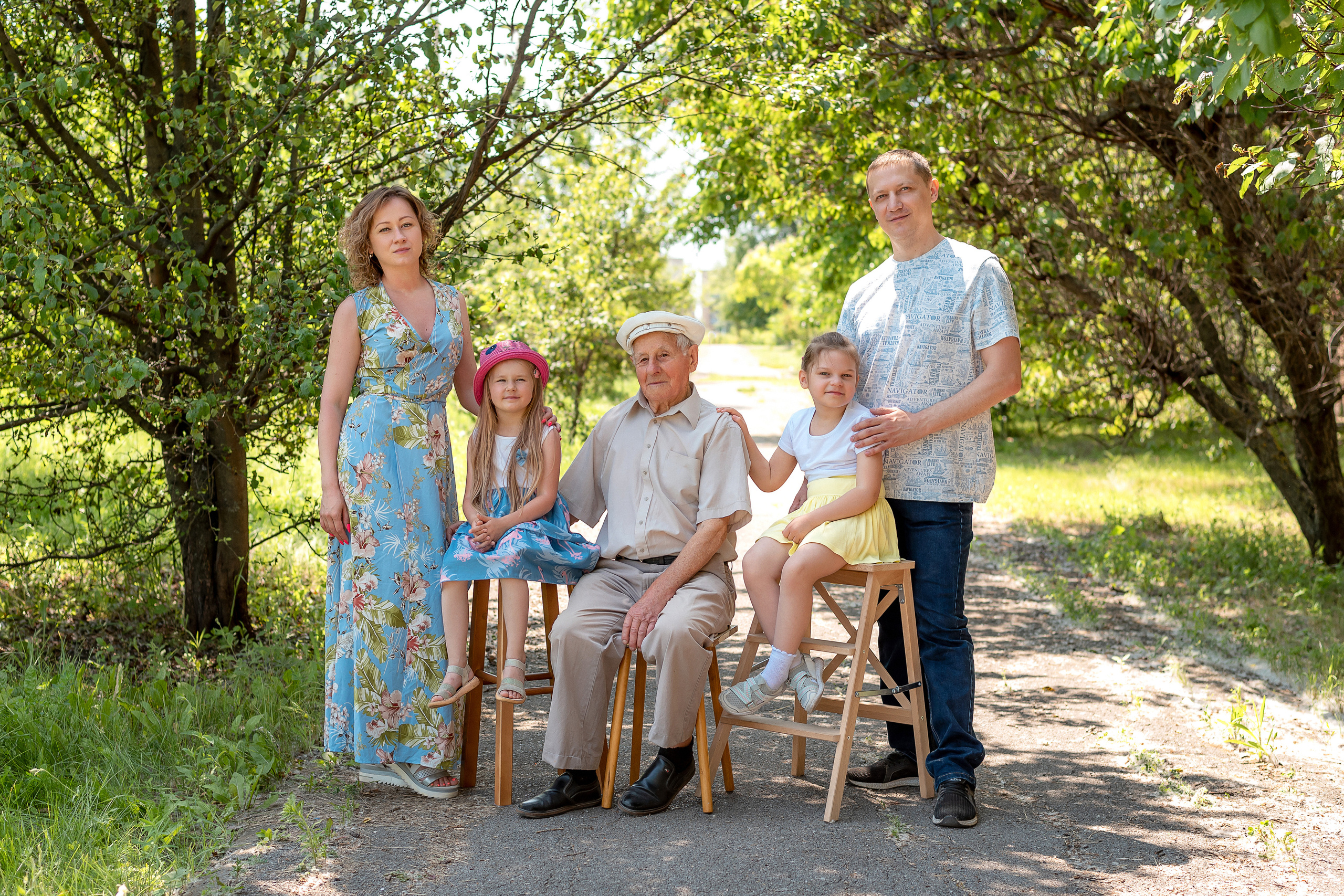 Семья — 4 поколения. Семейный и детский фотограф Наталья Горда
