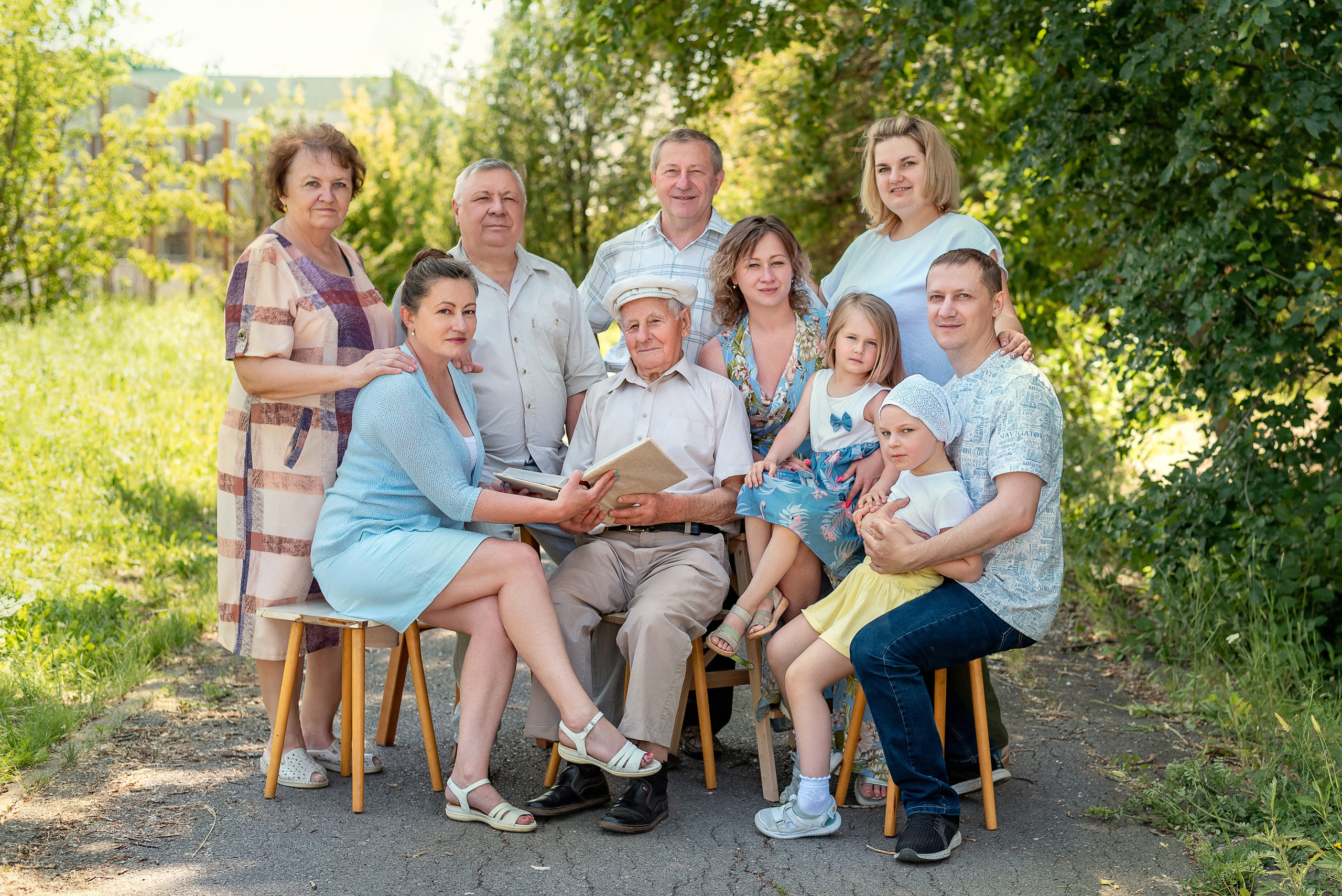 Семья — 4 поколения. Семейный и детский фотограф Наталья Горда