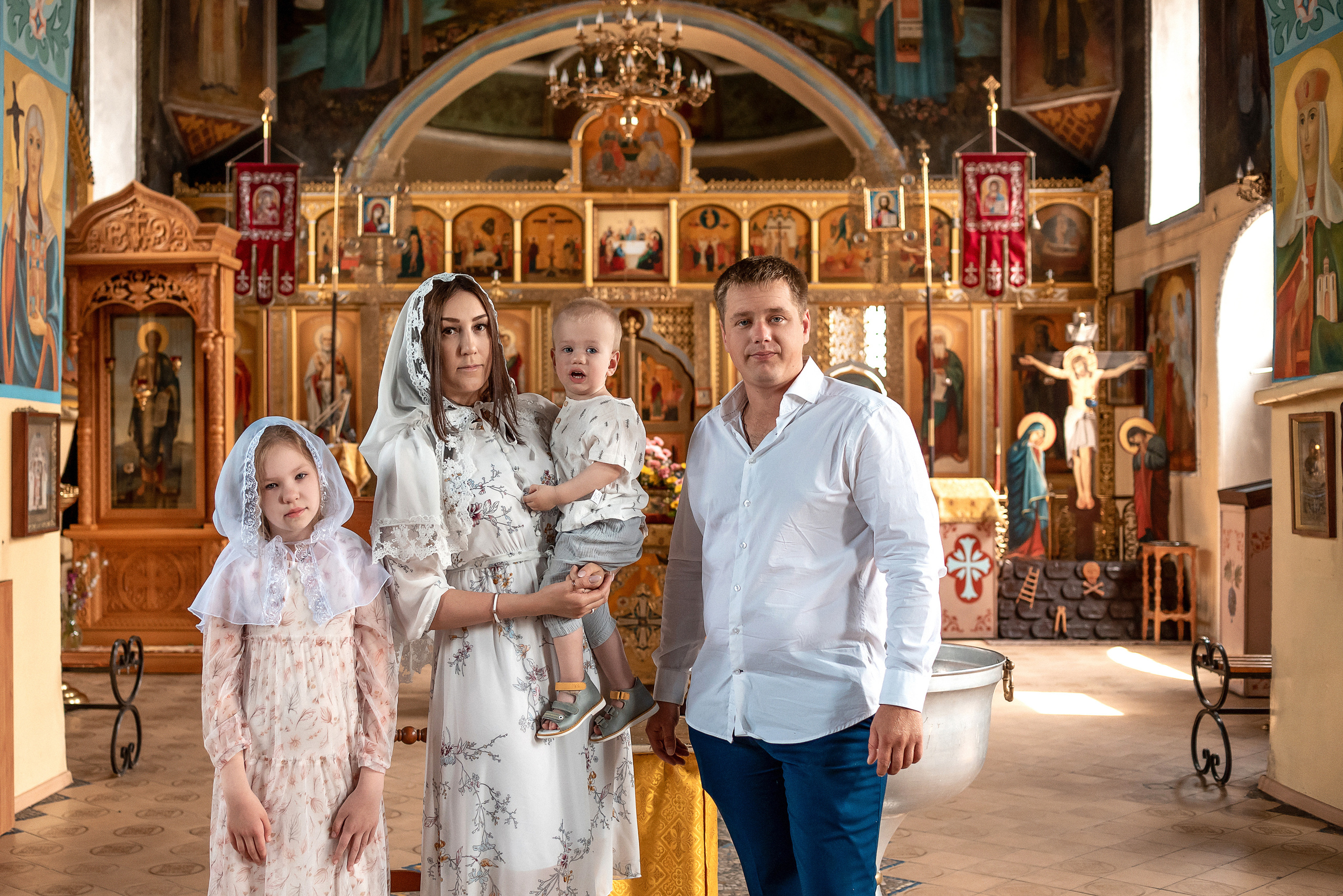 Таинство крещения Тёмы 2023. Семейный и детский фотограф Наталья Горда