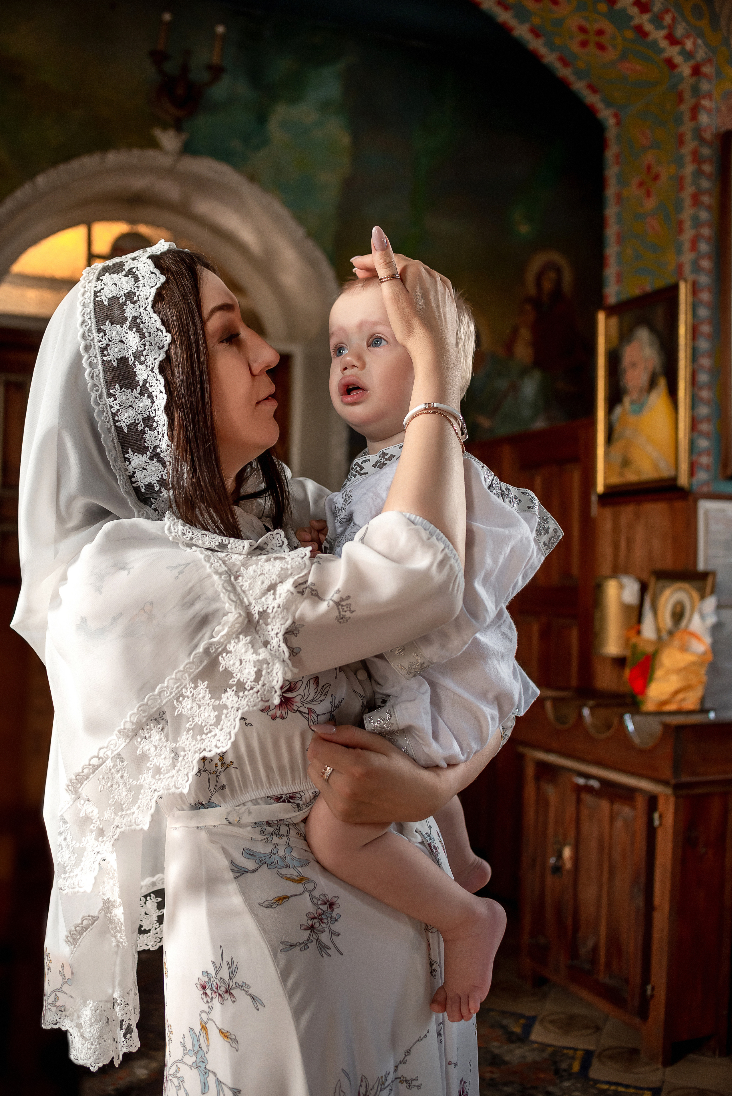 Таинство крещения Тёмы 2023. Семейный и детский фотограф Наталья Горда