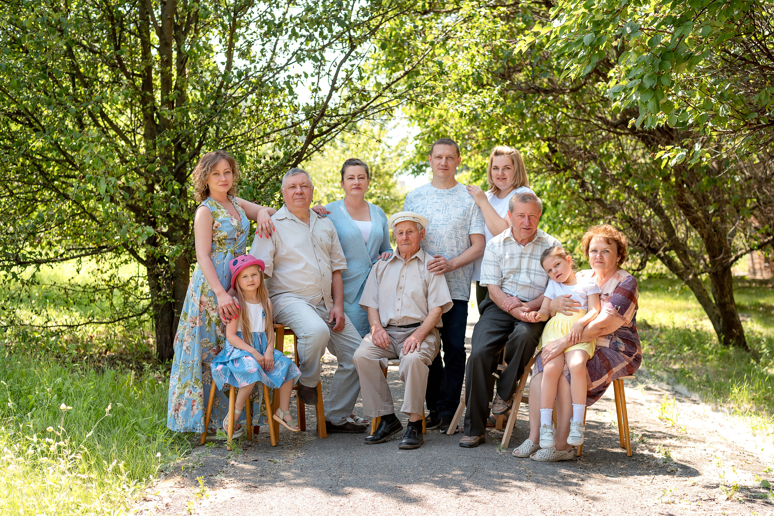 Семья — 4 поколения. Семейный и детский фотограф Наталья Горда