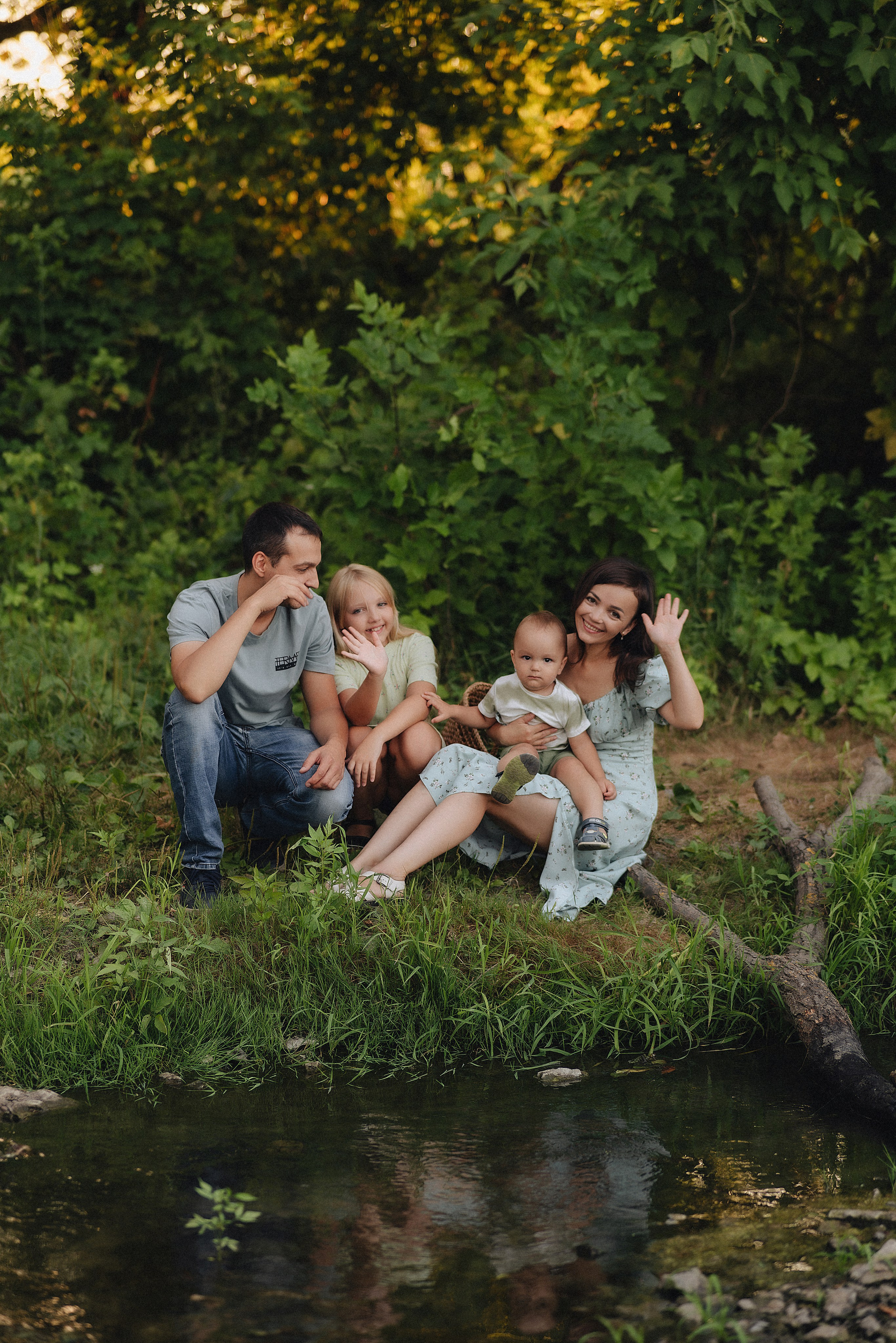 Семейная съемка на закате. Фотограф Карина Шмулёва. Воронеж и область
