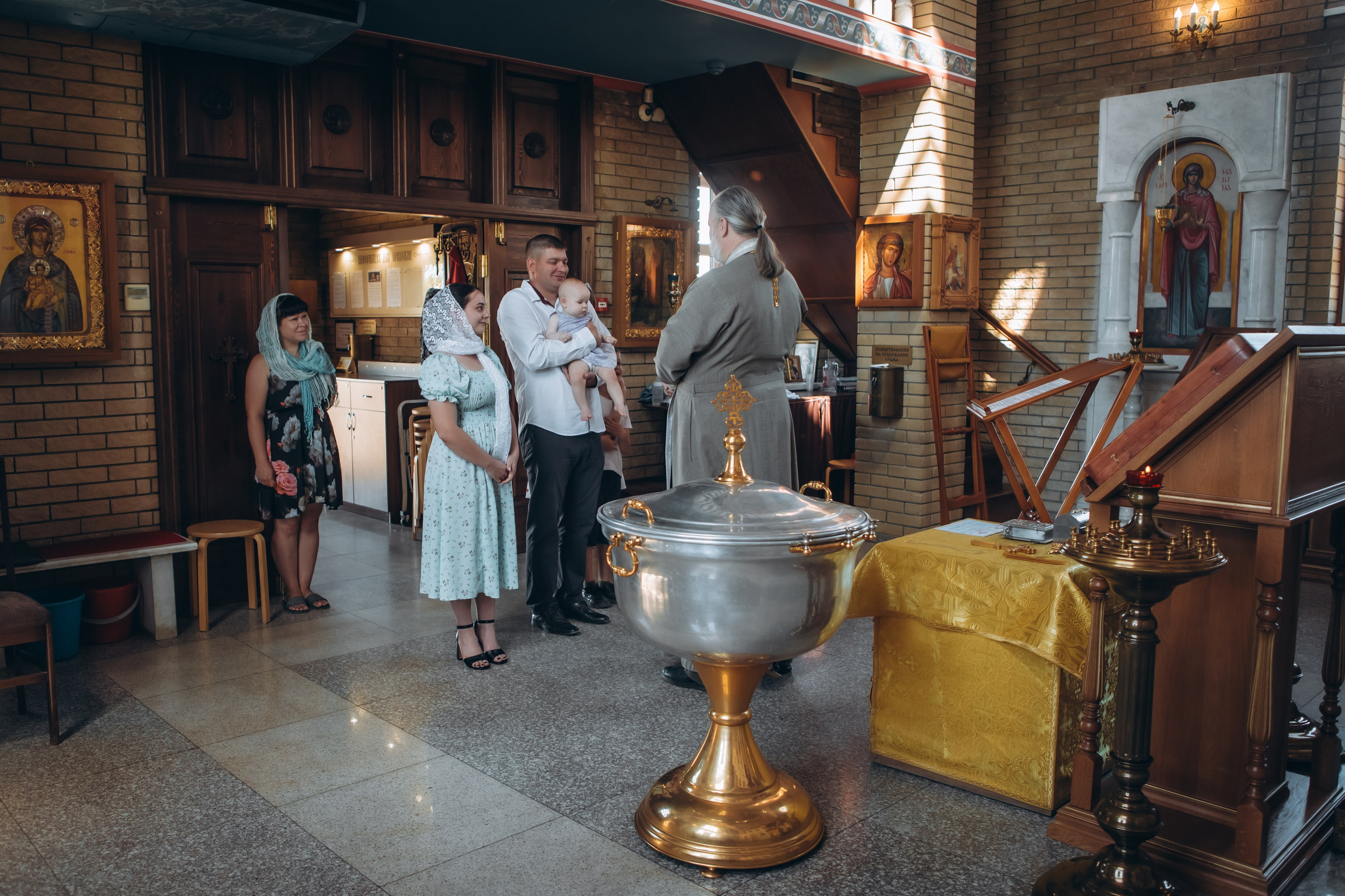 Таинство крещения Милании. Photographer EKATERINA RUSKIKH