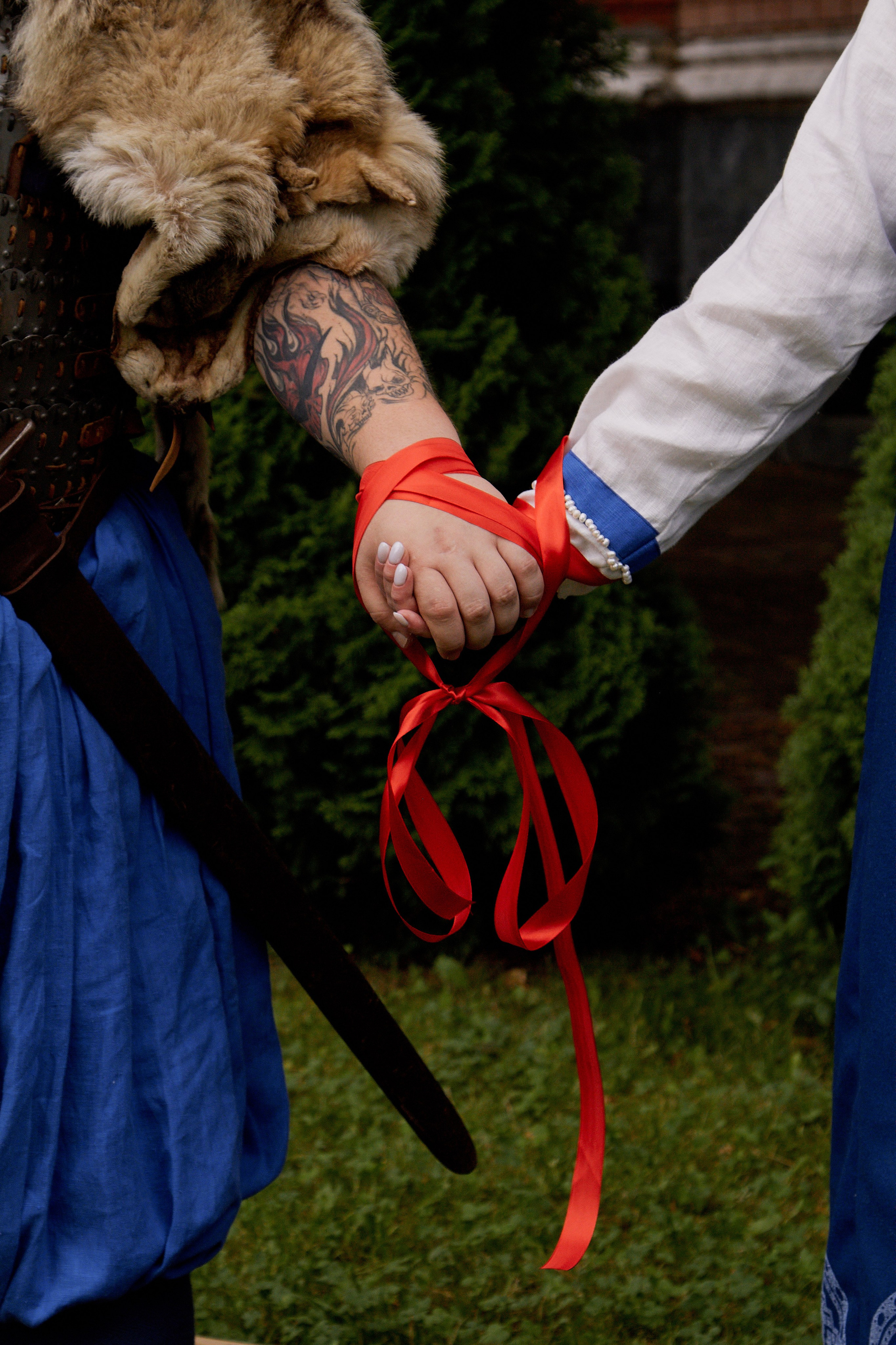 Юлия и Антон. Выездная роспись в стиле викингов. Фотограф лавстори Москва/МО Приятелева Ангелина