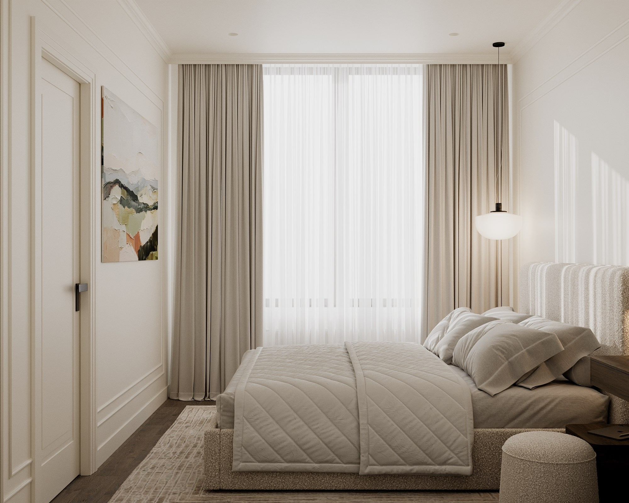 Спальная комната. Визуализатор Векшина Елена