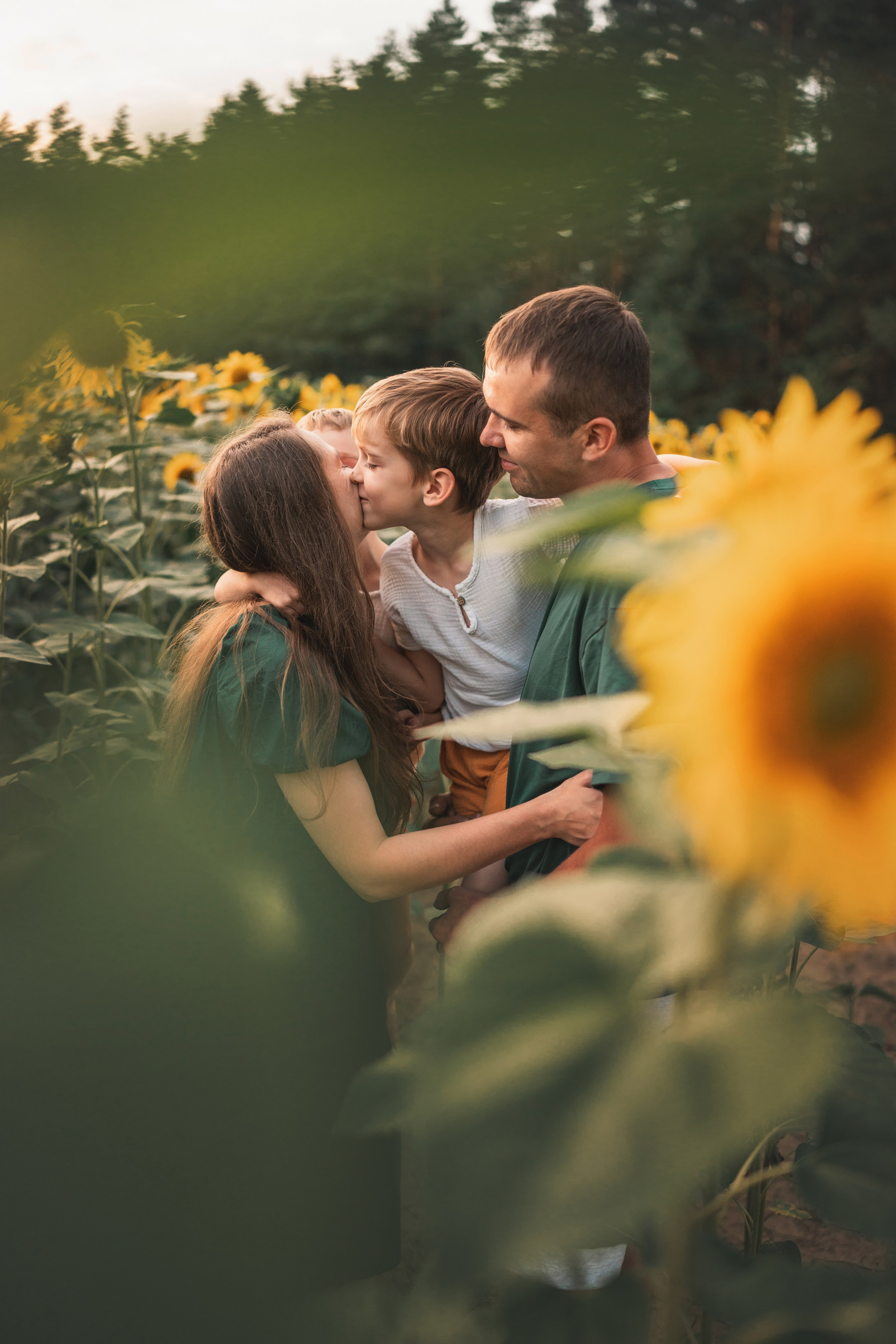 ПОДСОЛНУХИ. Семья Елизаветы. Фотограф Марта Козел. Гродно, Беларусь