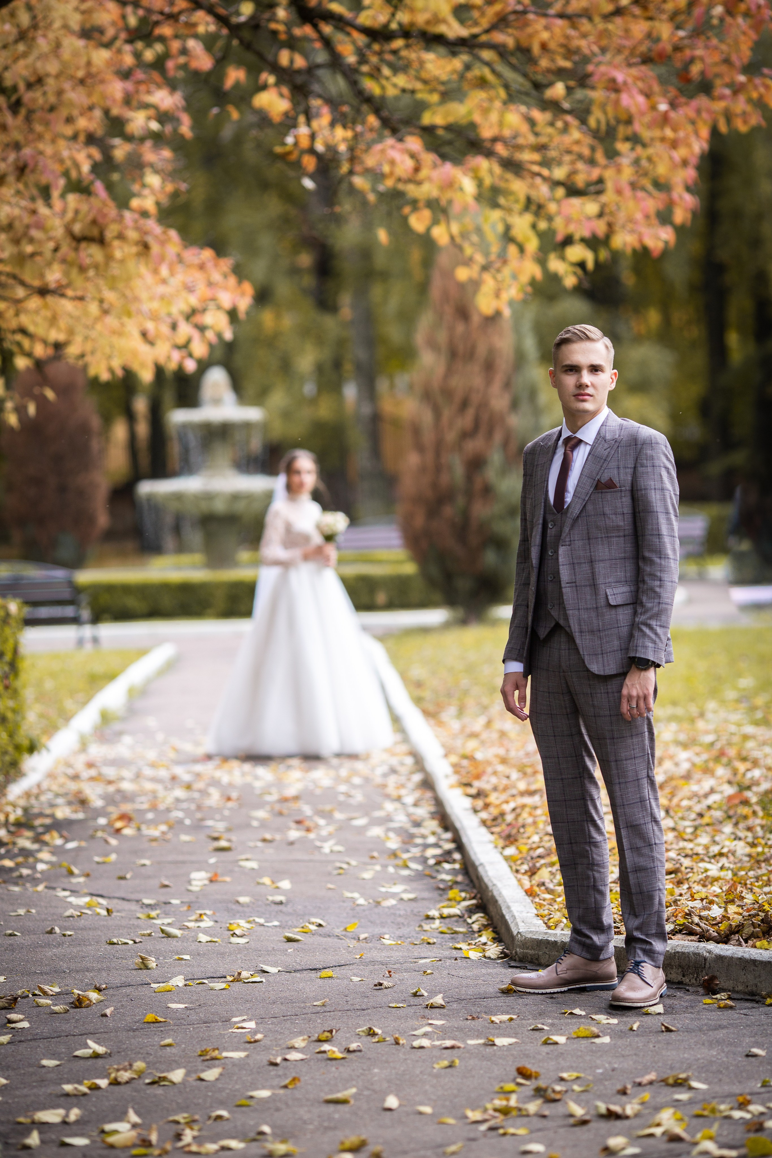 Свадебная прогулка д. о.Ершово. Фотограф Олеся Бакалина