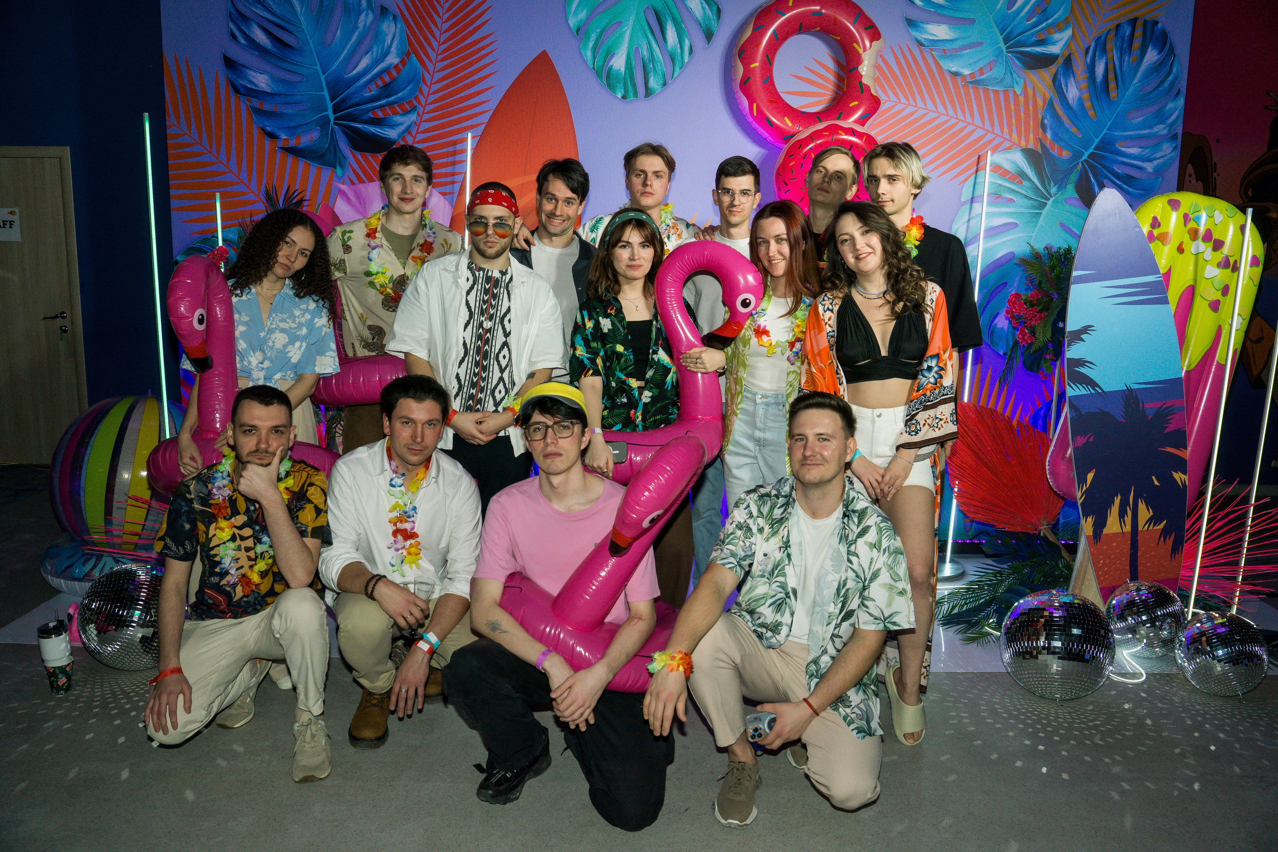 МТС корпоратив Гавайская вечеринка. Фотограф