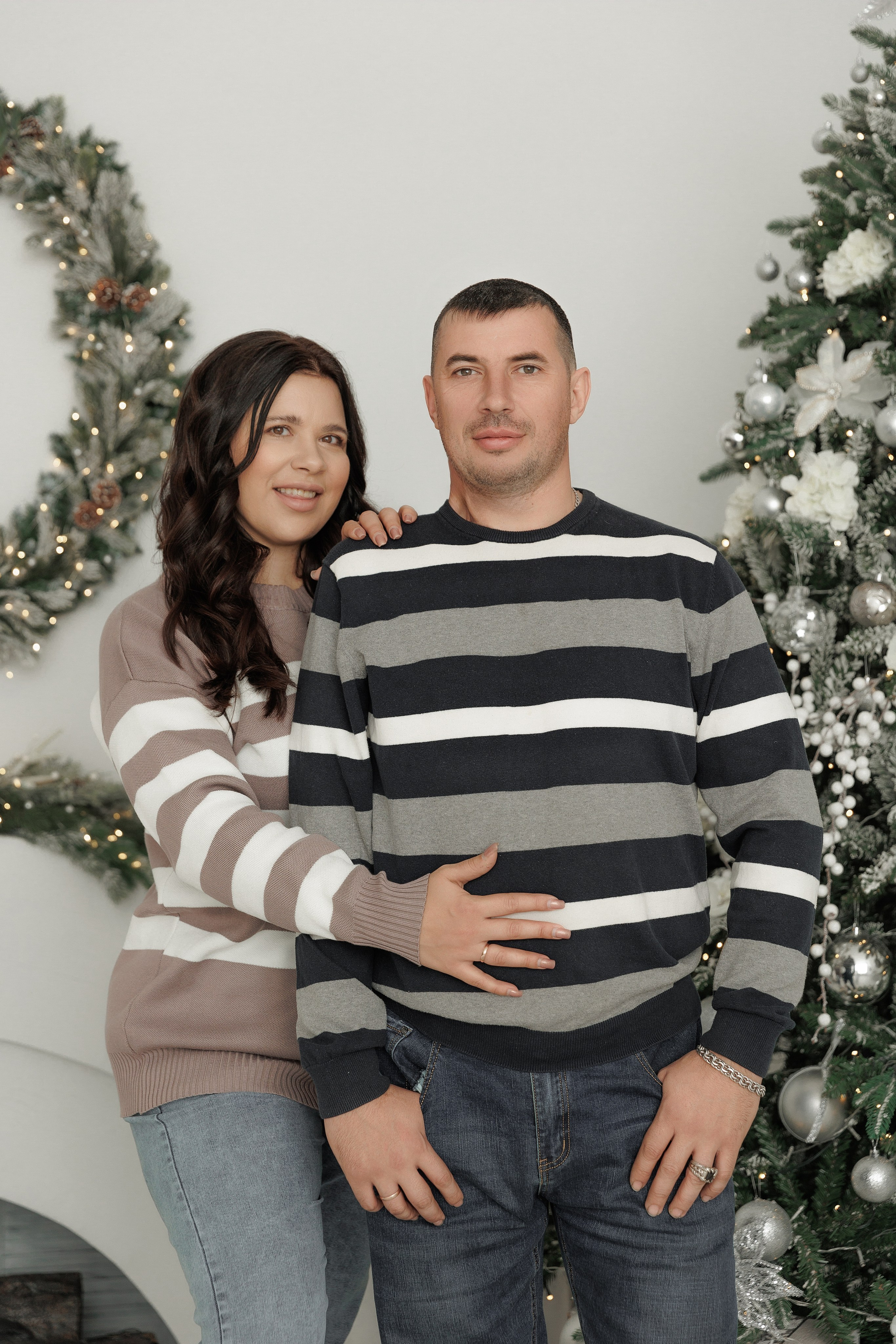 Татьяна с семьей. Фотограф женского портрета, беременности и материнства Харькова Елена