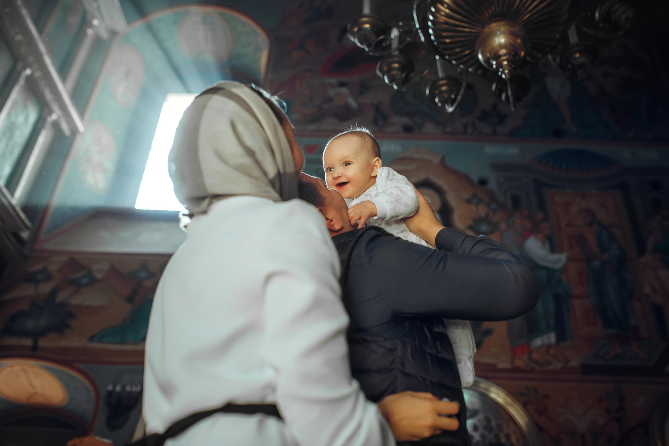 Крещение Эрика. Фотограф на Крещение, семейный фотограф в Москве