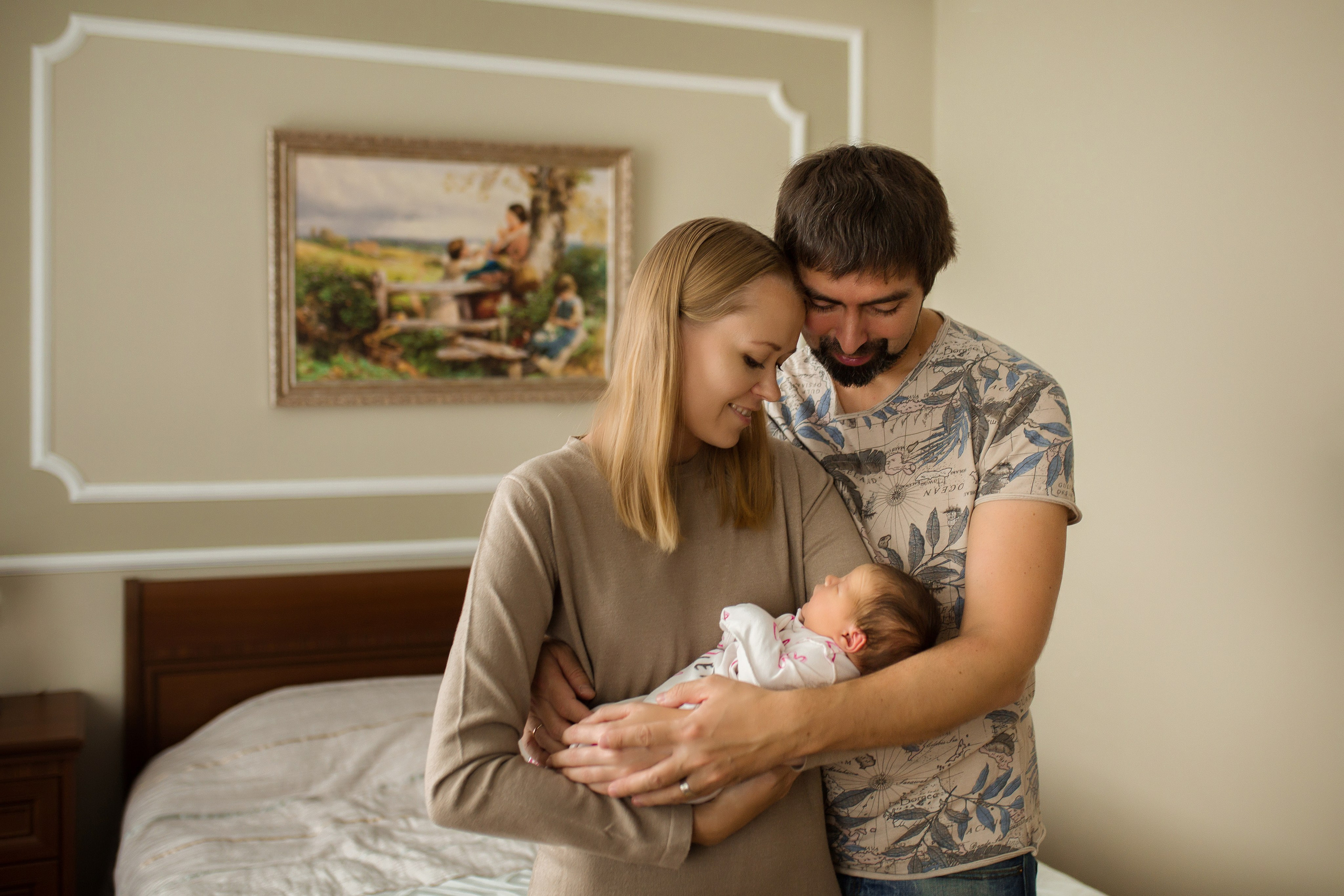 Выписка Эмилии. Фотограф на Крещение, семейный фотограф в Москве