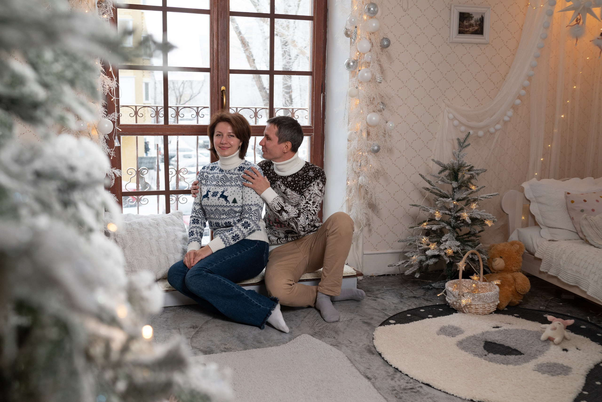 Новогодняя история для семьи Быстровых. Фотограф в Тюмени Голышева Елена