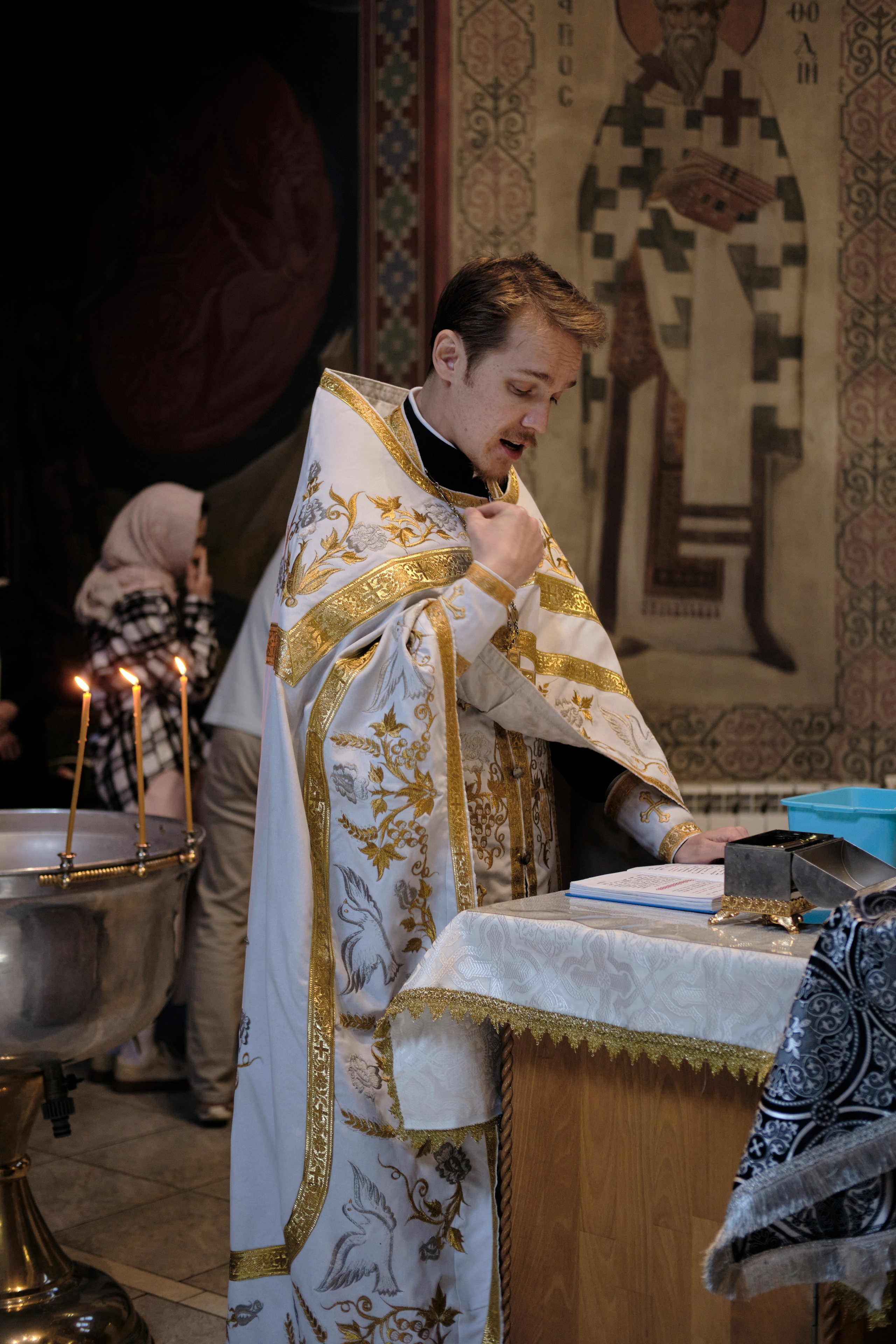 Крещение младенца. Фотограф в Анапе и Краснодаре Тина