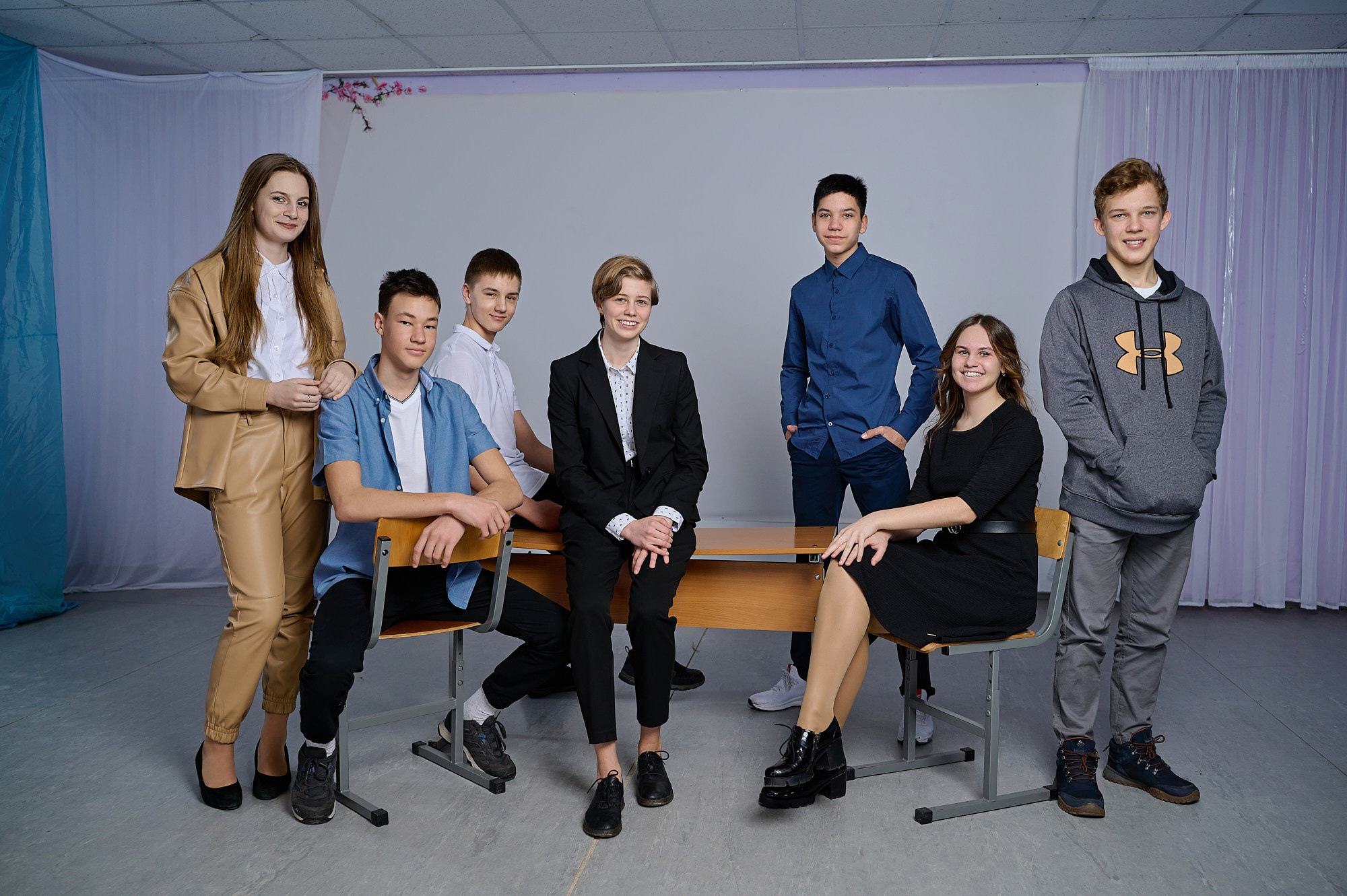 Портреты учеников старших классов. Выпускной альбом Выборг, Каменногорск, Светогорск, Санкт-Петербург