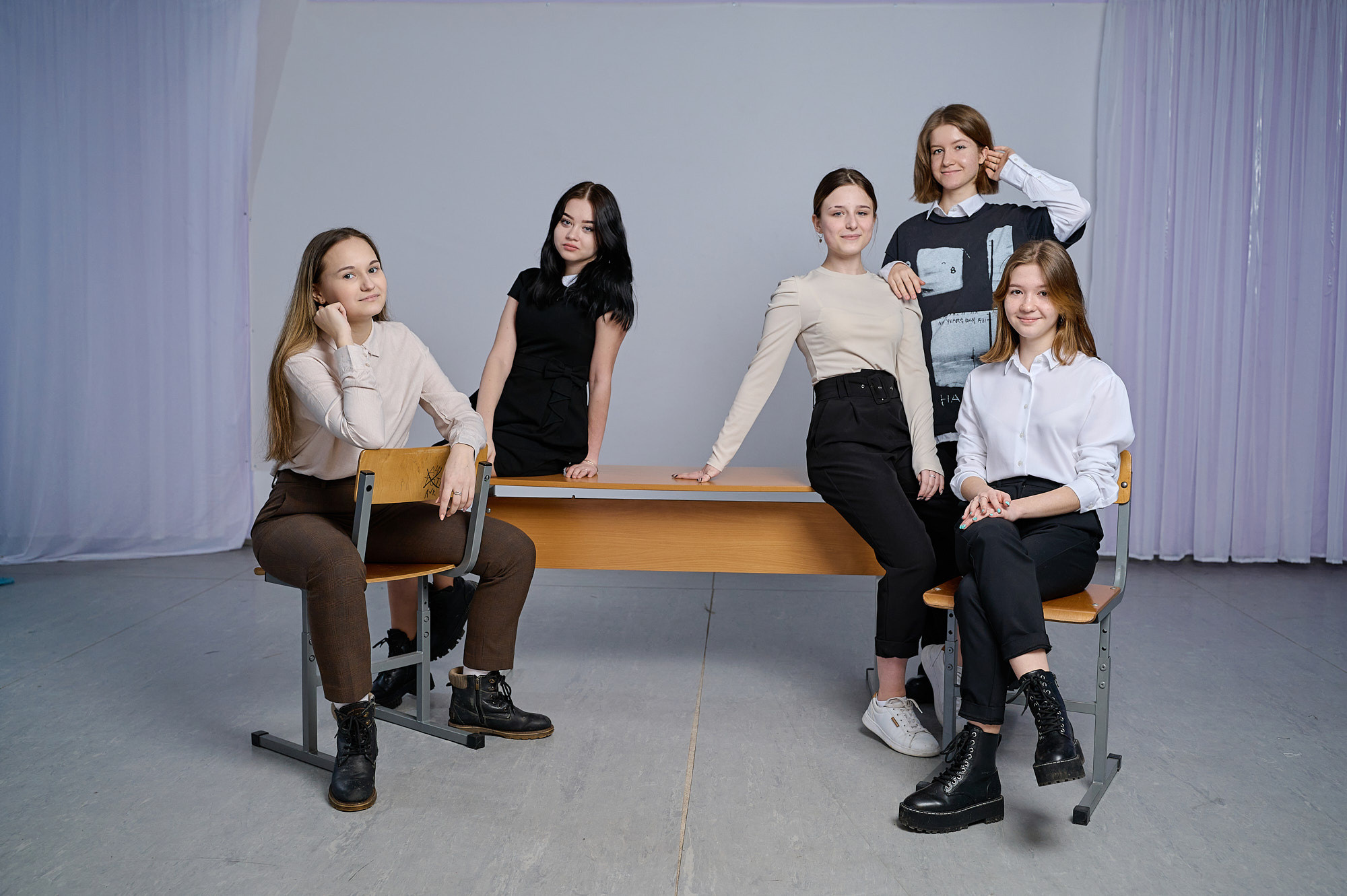 Портреты учеников старших классов. Выпускной альбом Выборг, Каменногорск, Светогорск, Санкт-Петербург