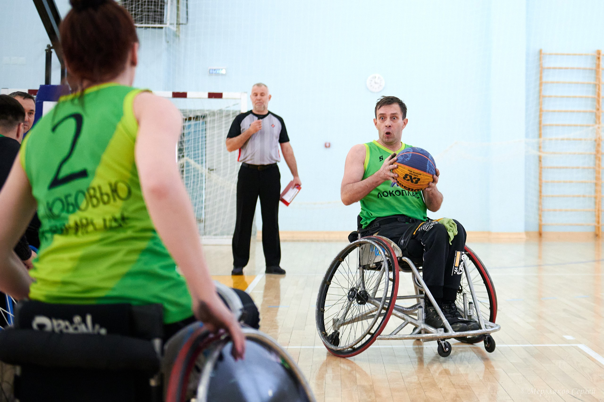 X традиционный Рождественский турнир по баскетболу на колясках. Ижевск. Спортивный репортажный фотограф в Ижевске Сергей Мерзляков