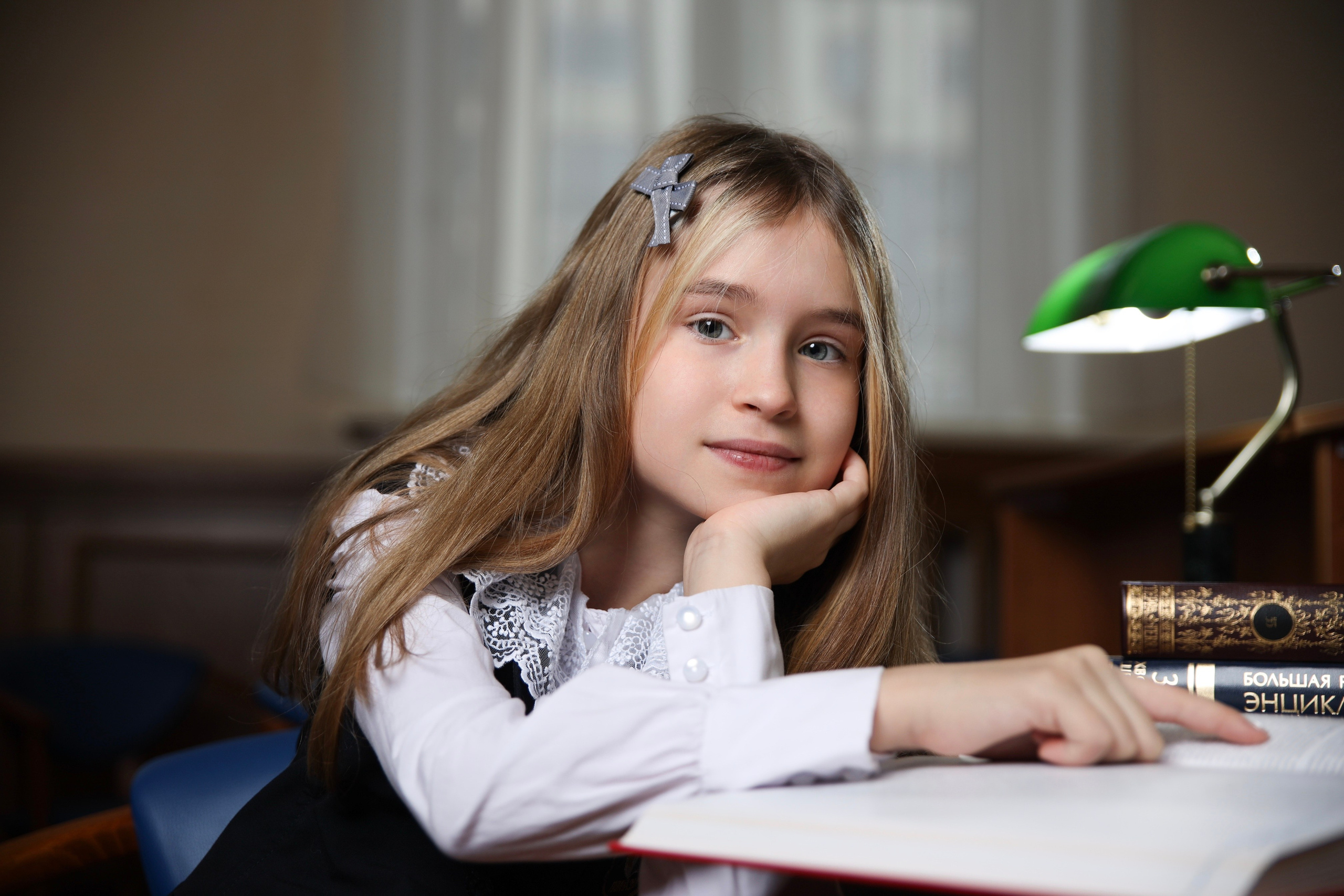 Съемка для 4 класса в библиотеке. Анна Таркина