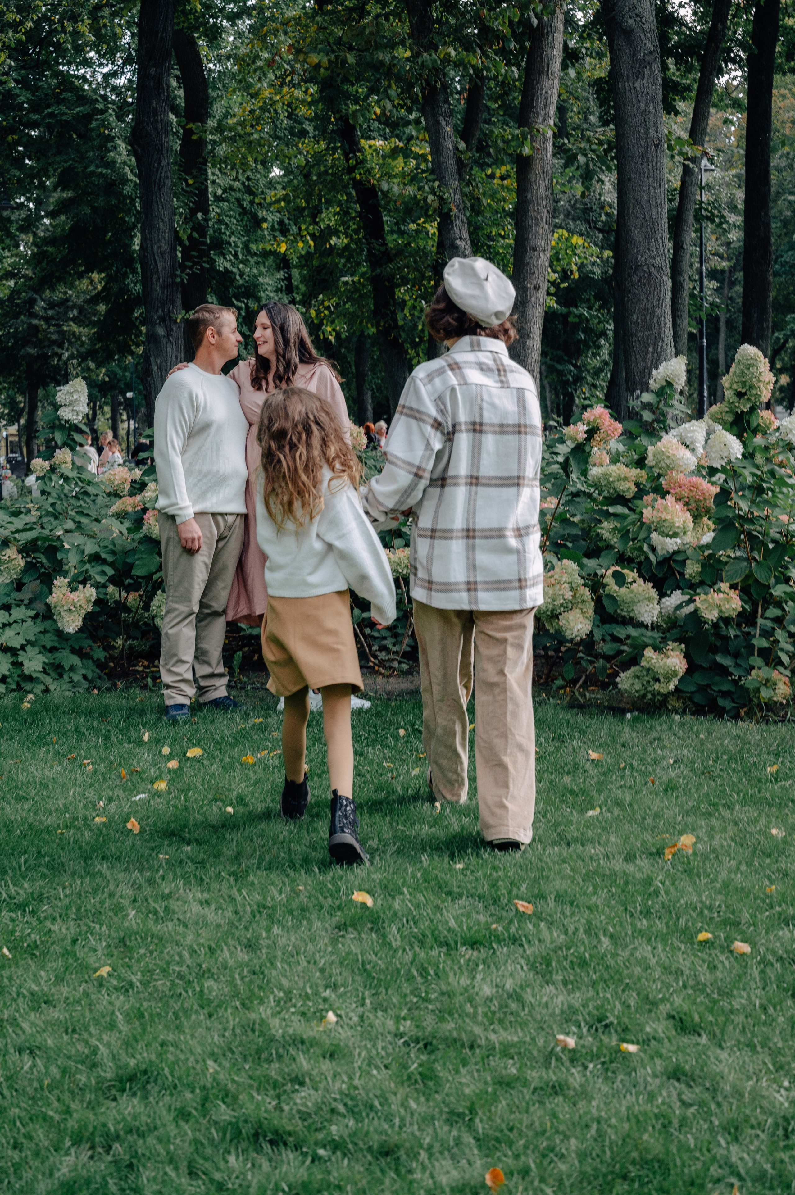 Лида с семьей. Фотограф Мария Строгонова