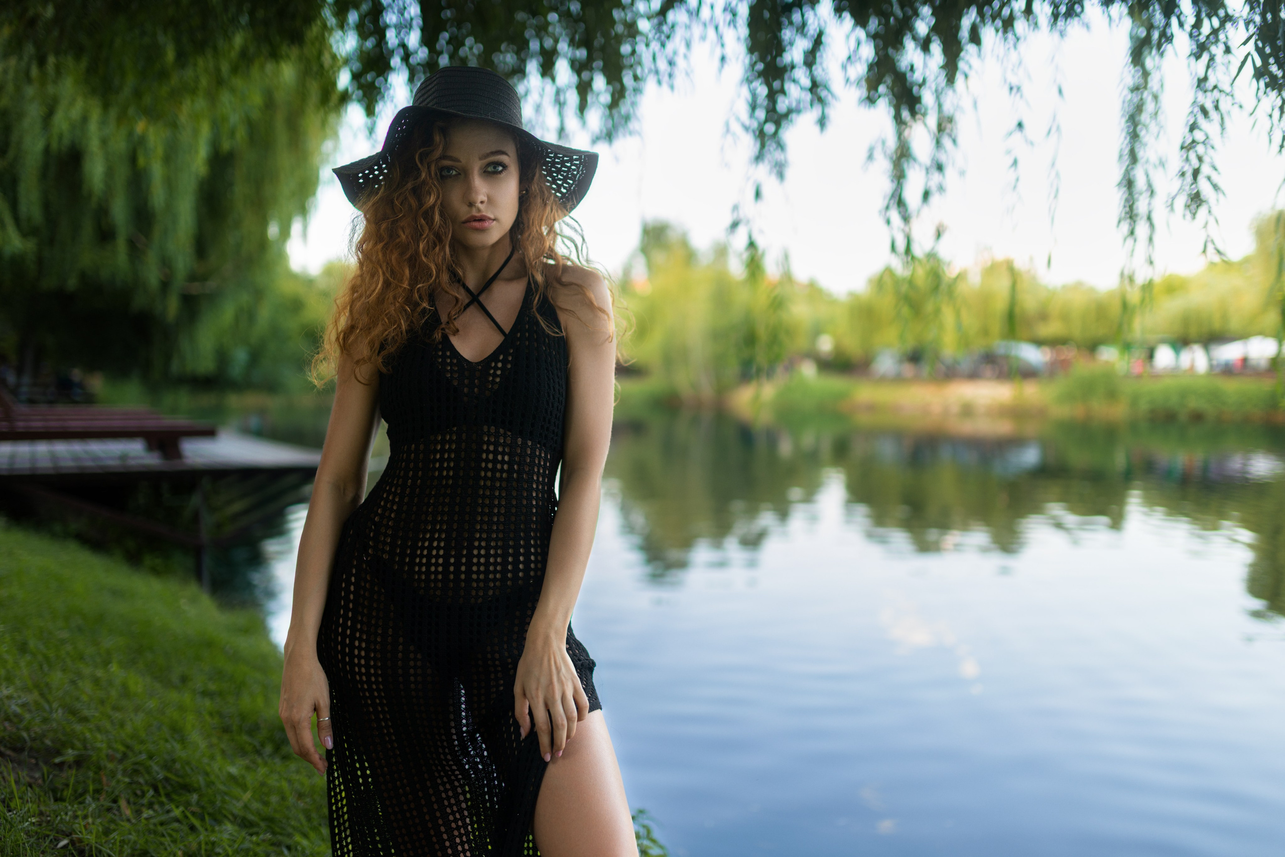 Съемка с Дианой у водоема на базе отдыха в формате для «себя». Дмитрий Шульгин, портретный фотограф в Воронеже