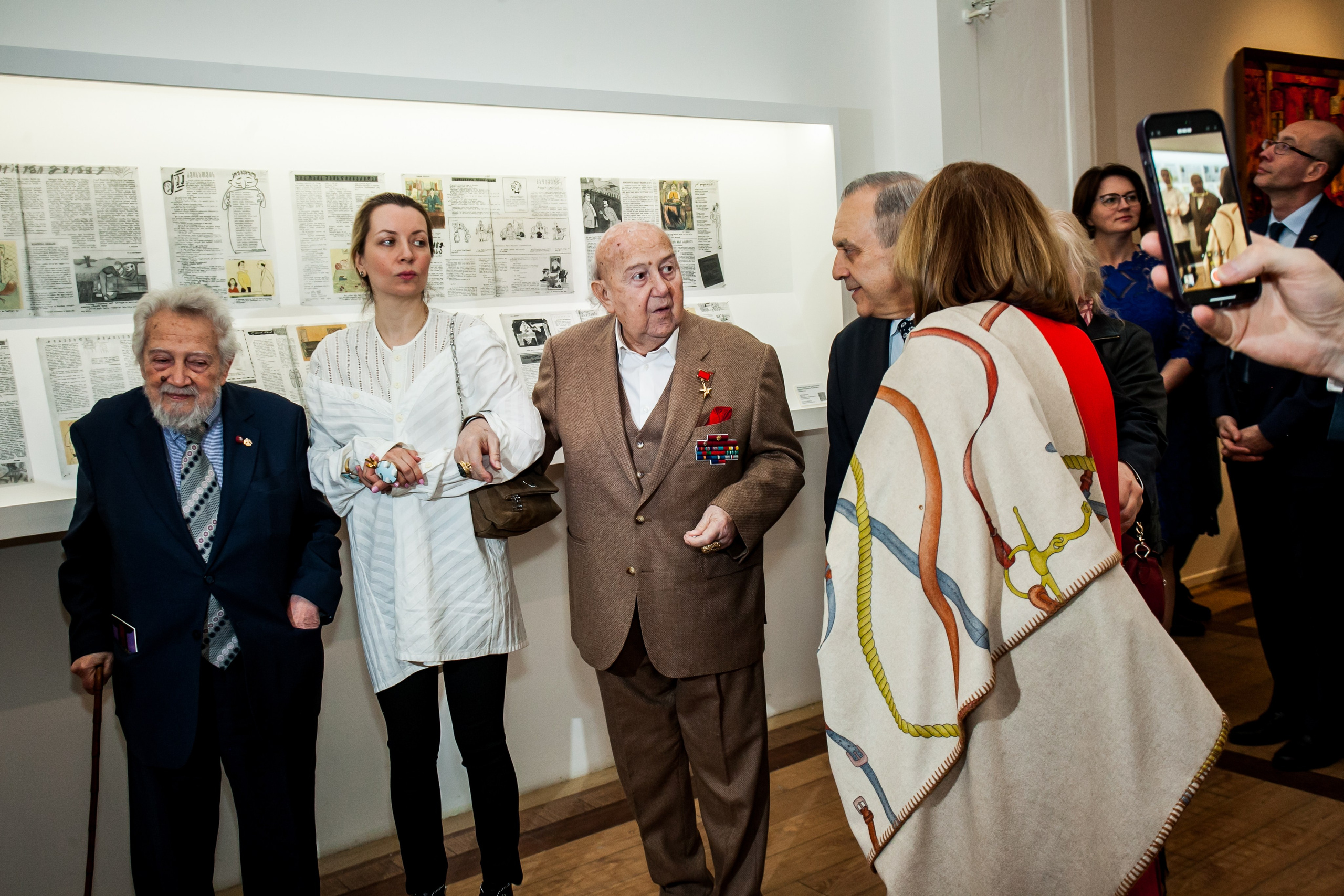 Открытие выставки Зураба Церетели. Art photographer Nino