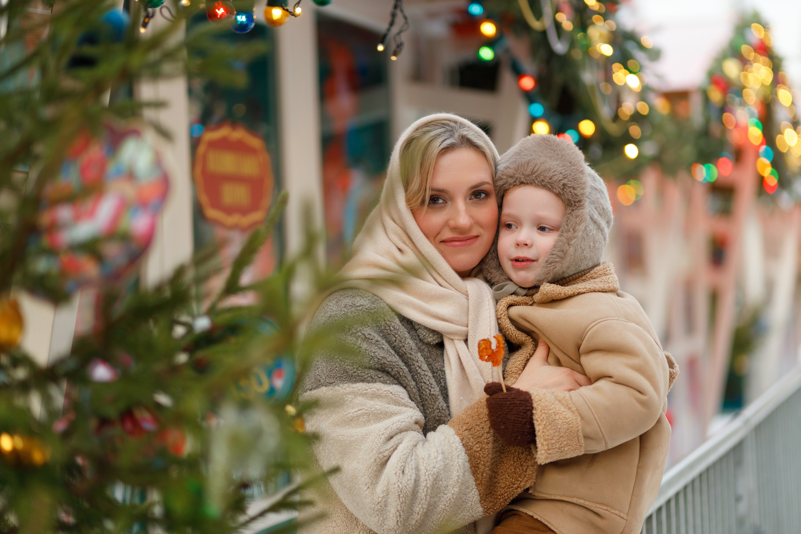 Новогодняя прогулка по Москве. Портретный и семейный фотограф в Москве Стаховская Елена