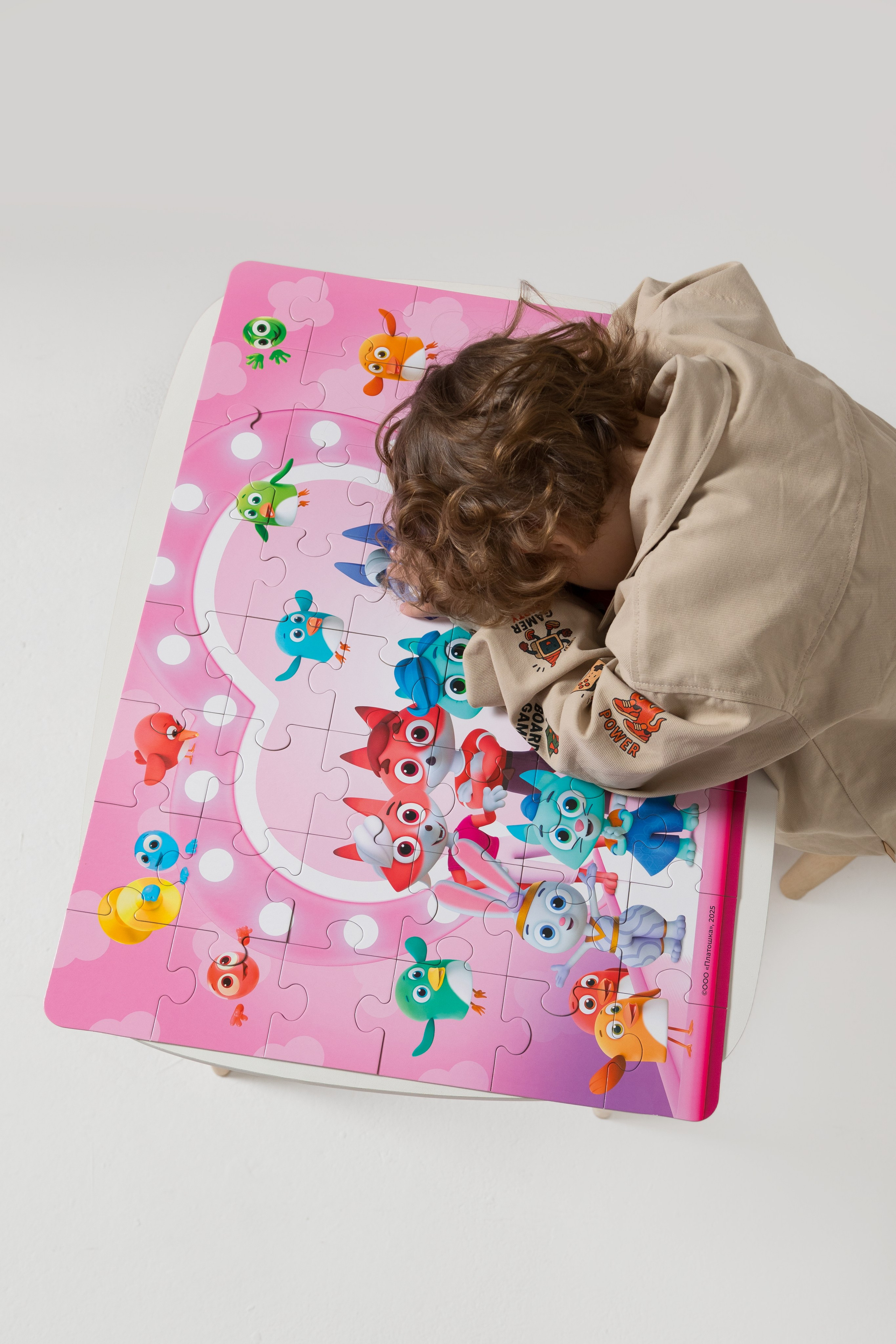 Имиджевая и каталожная съёмка для бренда детских пазлов. Детский и контент фотограф Надя Волкова Санкт-Петербург